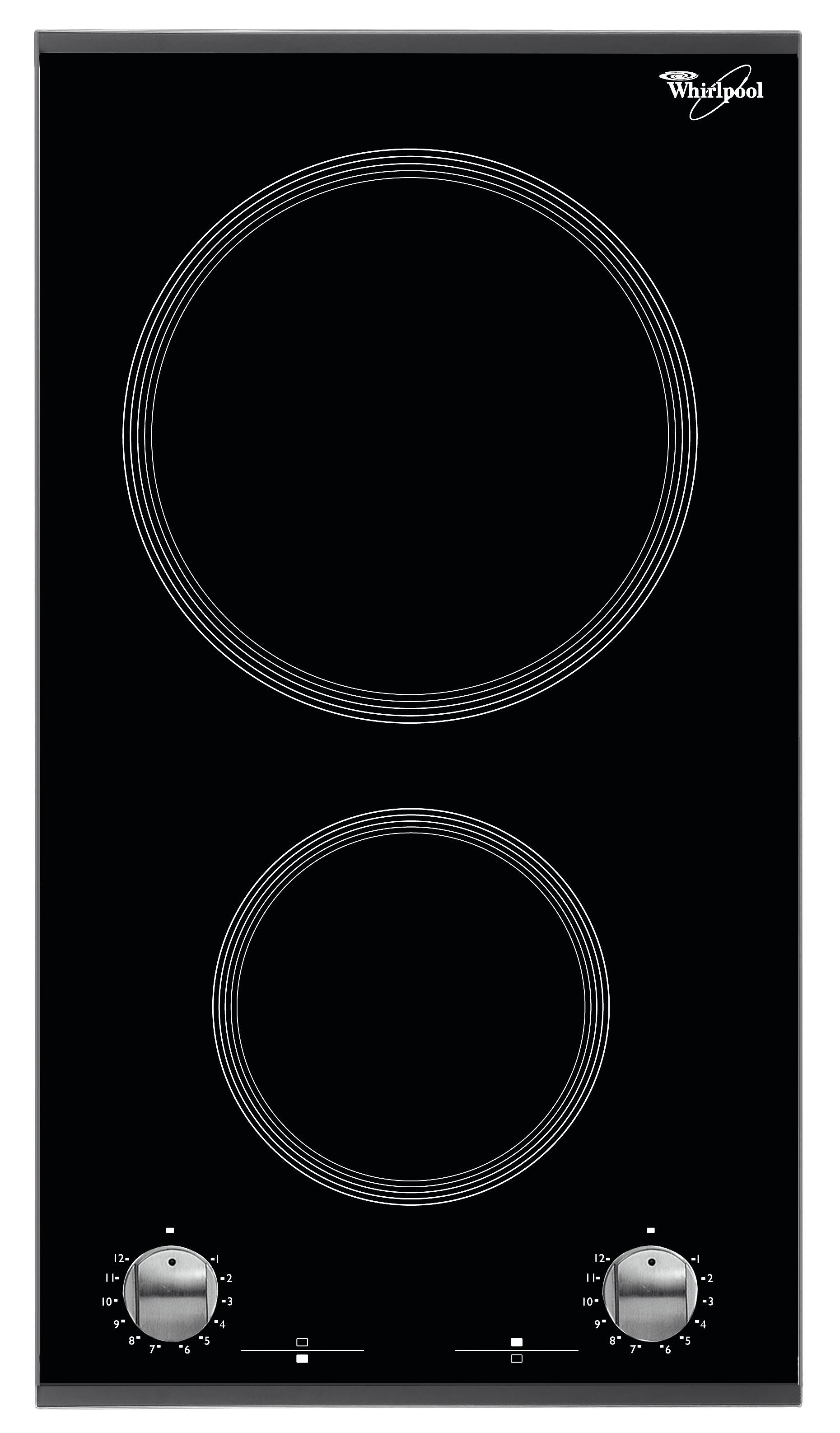 Whirlpool Spishäll AKT 360/IX Black Radiant vitroceramic Frontal