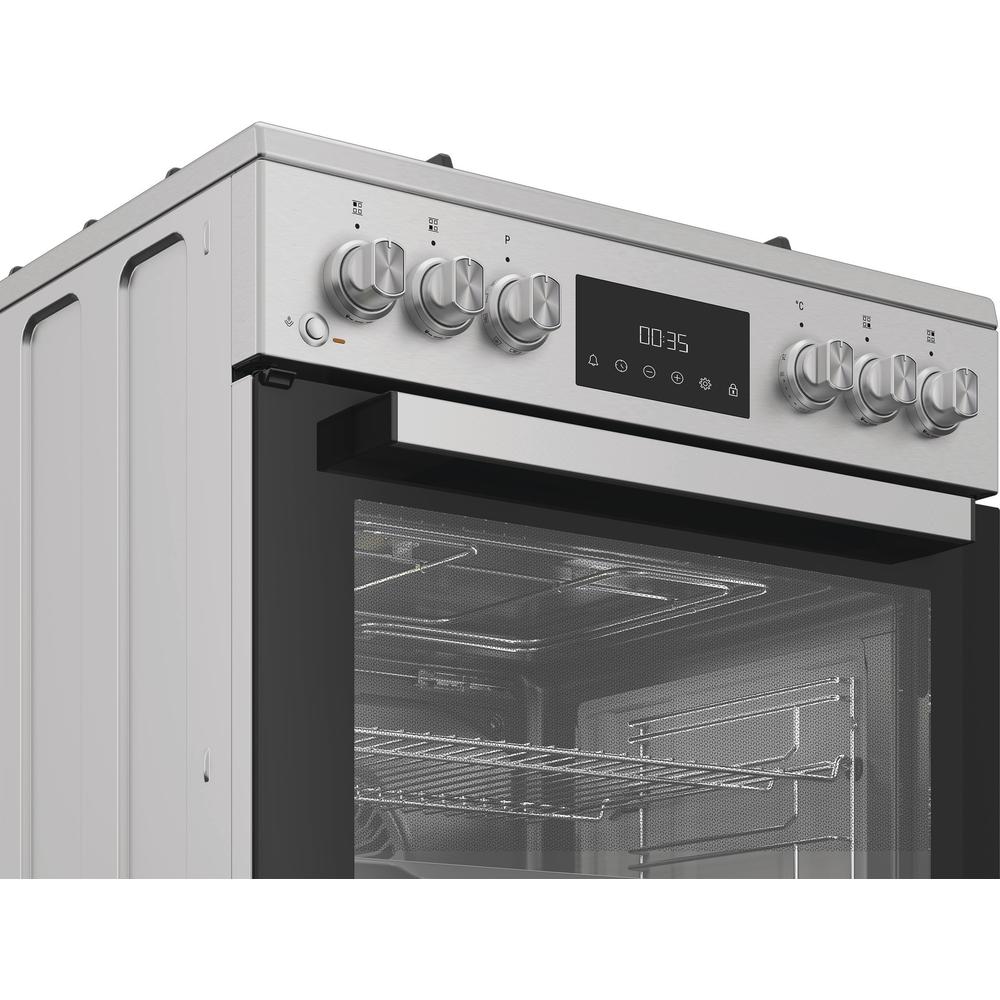 Whirlpool Viryklė W6G8LCSWX Nerūdijančio plieno Dujinė Control panel