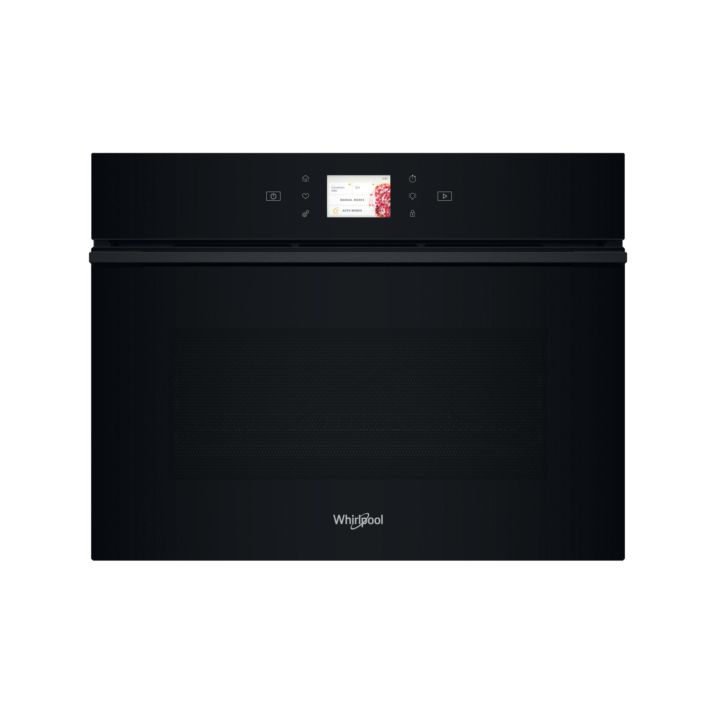 Whirlpool Mikrovlnná rúra Vstavané WCW9O7PHTSB Čierna Elektronické 53 Mikrovlny kombi 950 Frontal