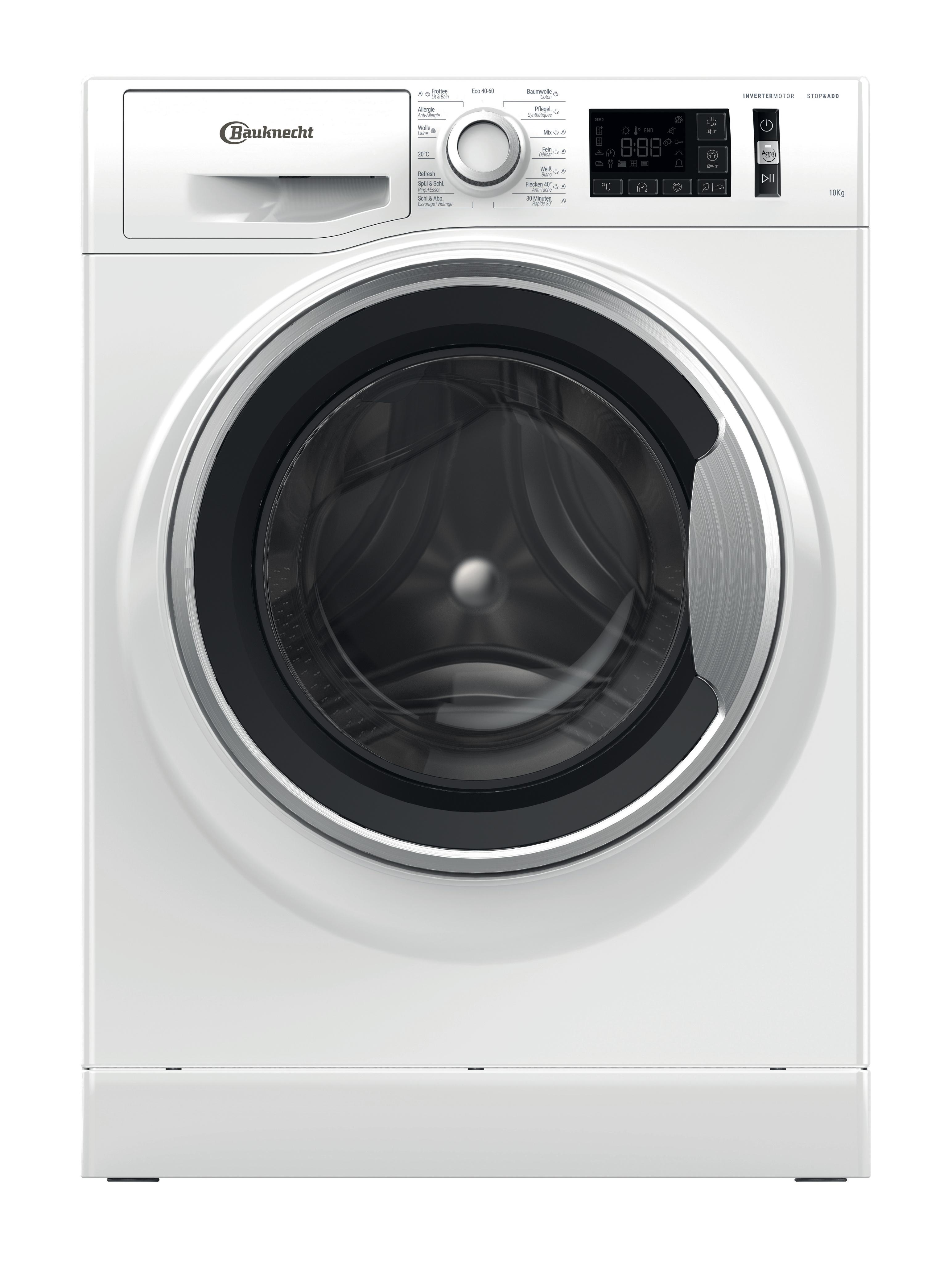Bauknecht Lave-linge Appareil à pose libre WM BK 10A CH A Blanc Chargeurs frontaux A Frontal