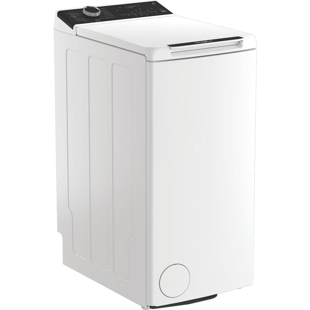 Whirlpool Πλυντήριο ρούχων Ελεύθερο TW621WBCVSWEE Λευκό Top loader A Perspective