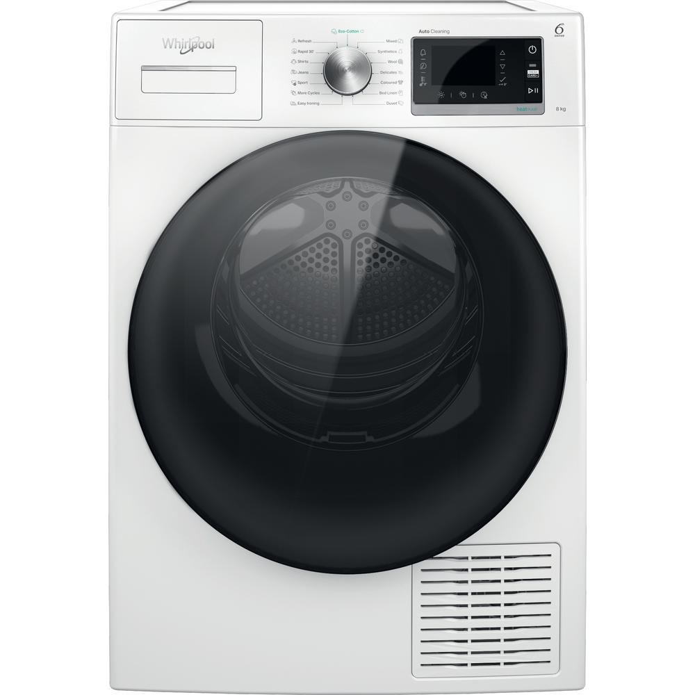 Whirlpool Kuivati W6 D84WB EE Valge Frontal