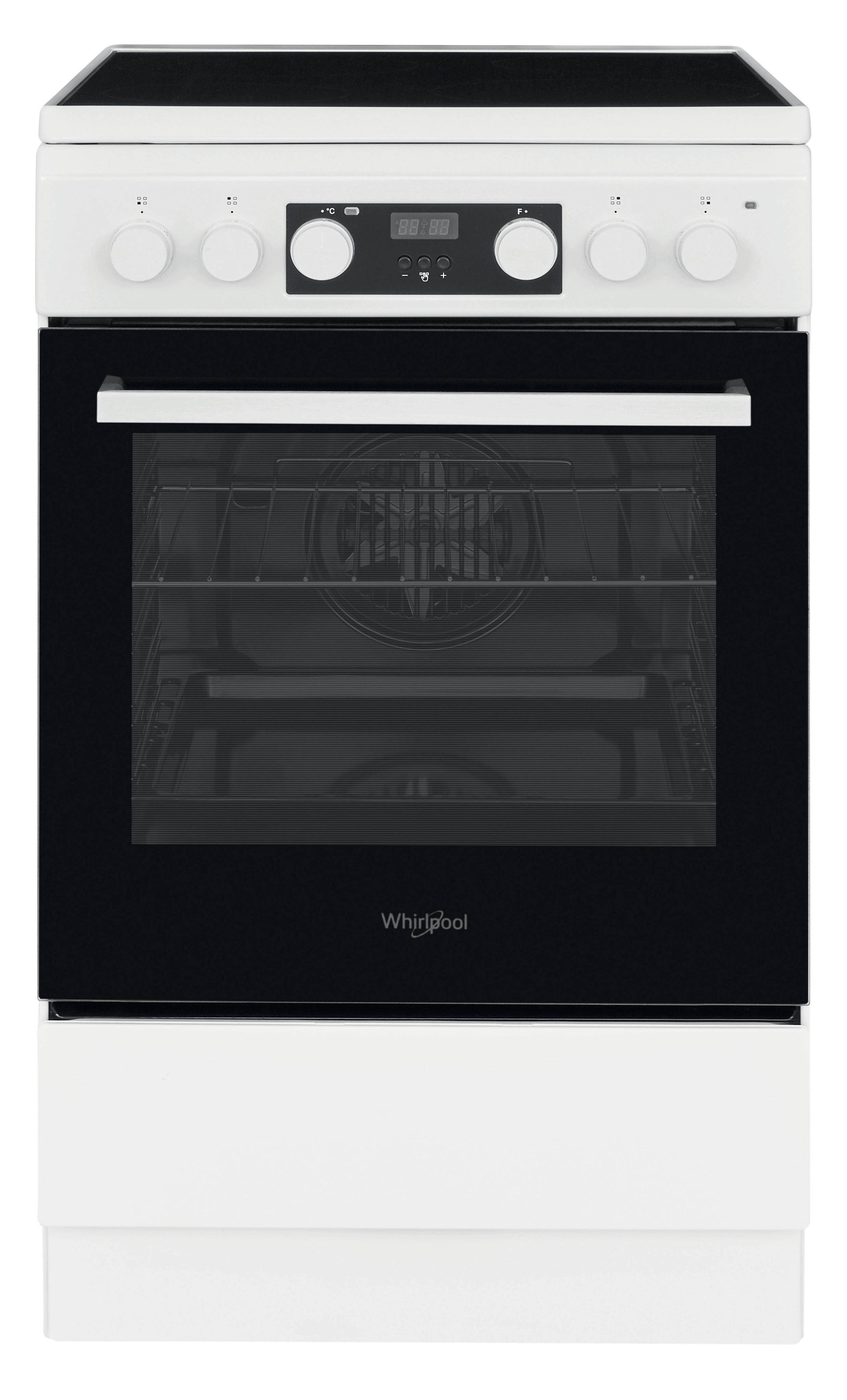 Whirlpool Tűzhely WS5V8CCW/E Fehér Electrical Frontal