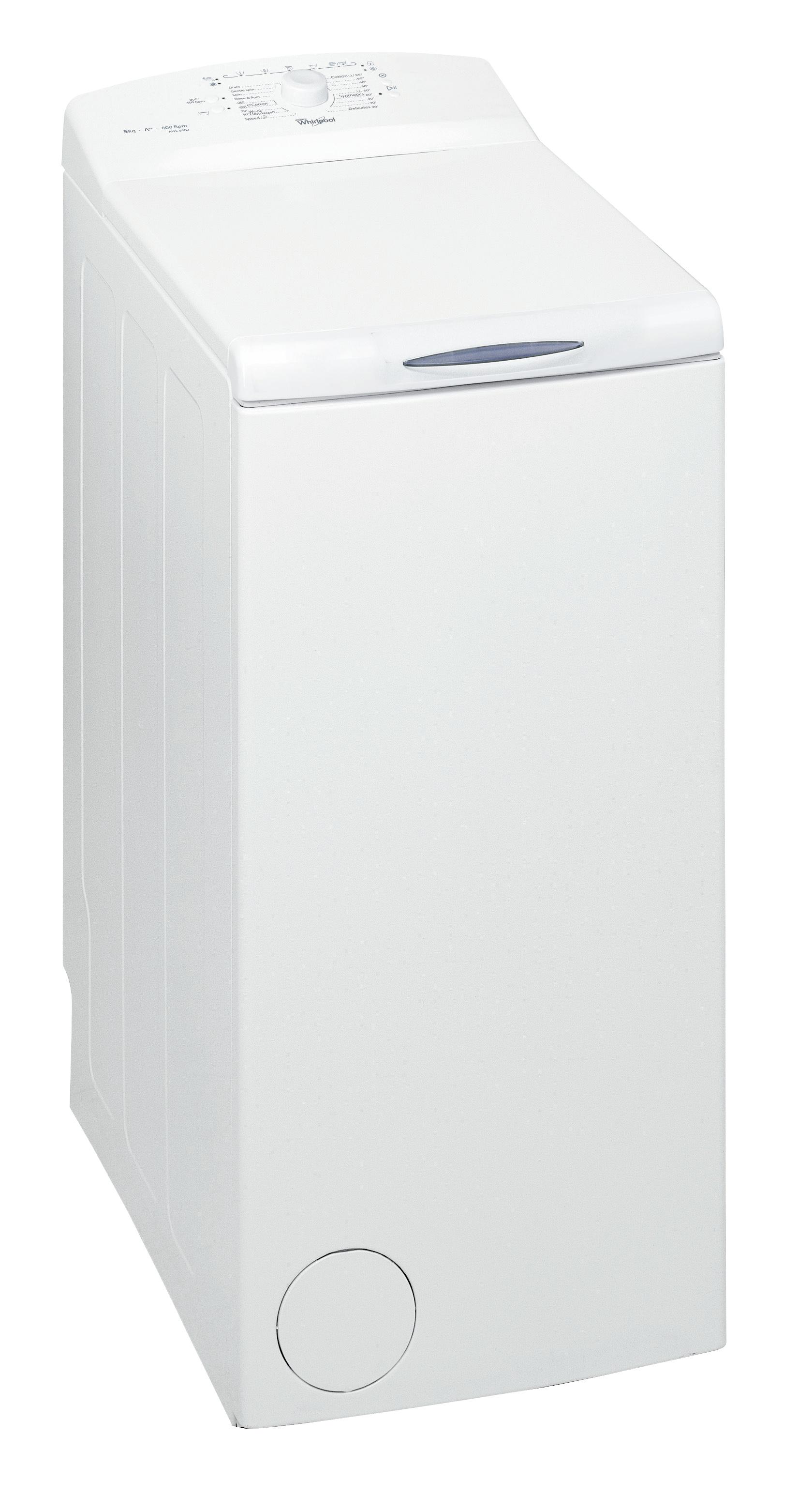 Whirlpool Пральна машина Соло AWE 5080 Білий Top loader A++ Perspective