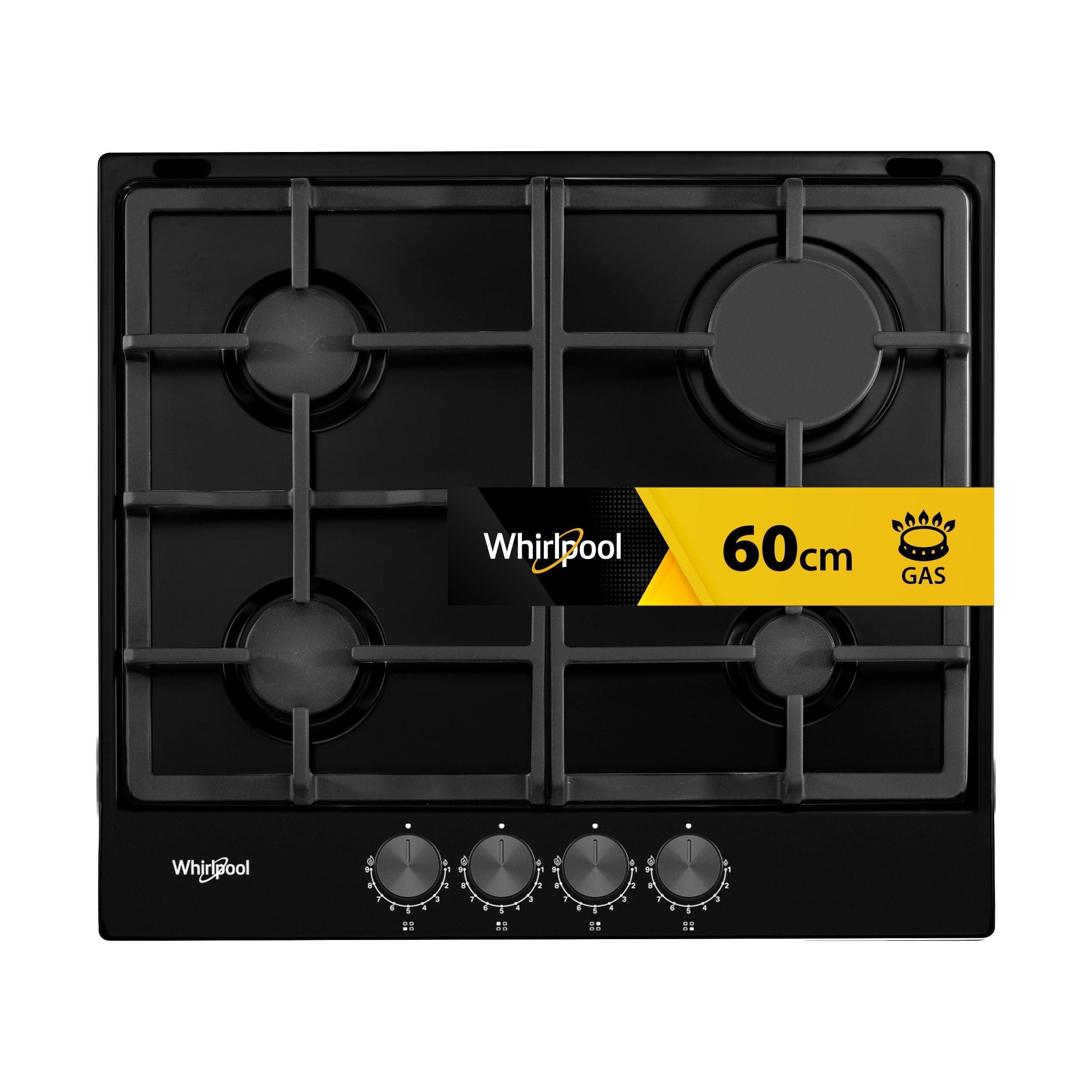 Whirlpool Table de cuisson TGML 660 NB Anthracite Gaz Frontal