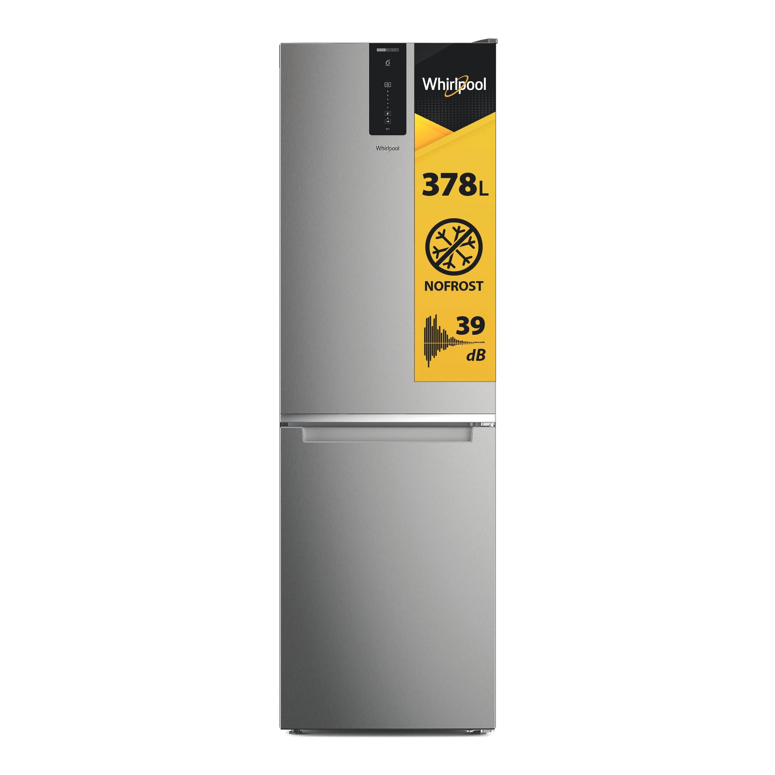 Whirlpool Kombinovaná chladnička s mrazničkou Volně stojící W7X 82O OX Nerez 2 doors Hero image