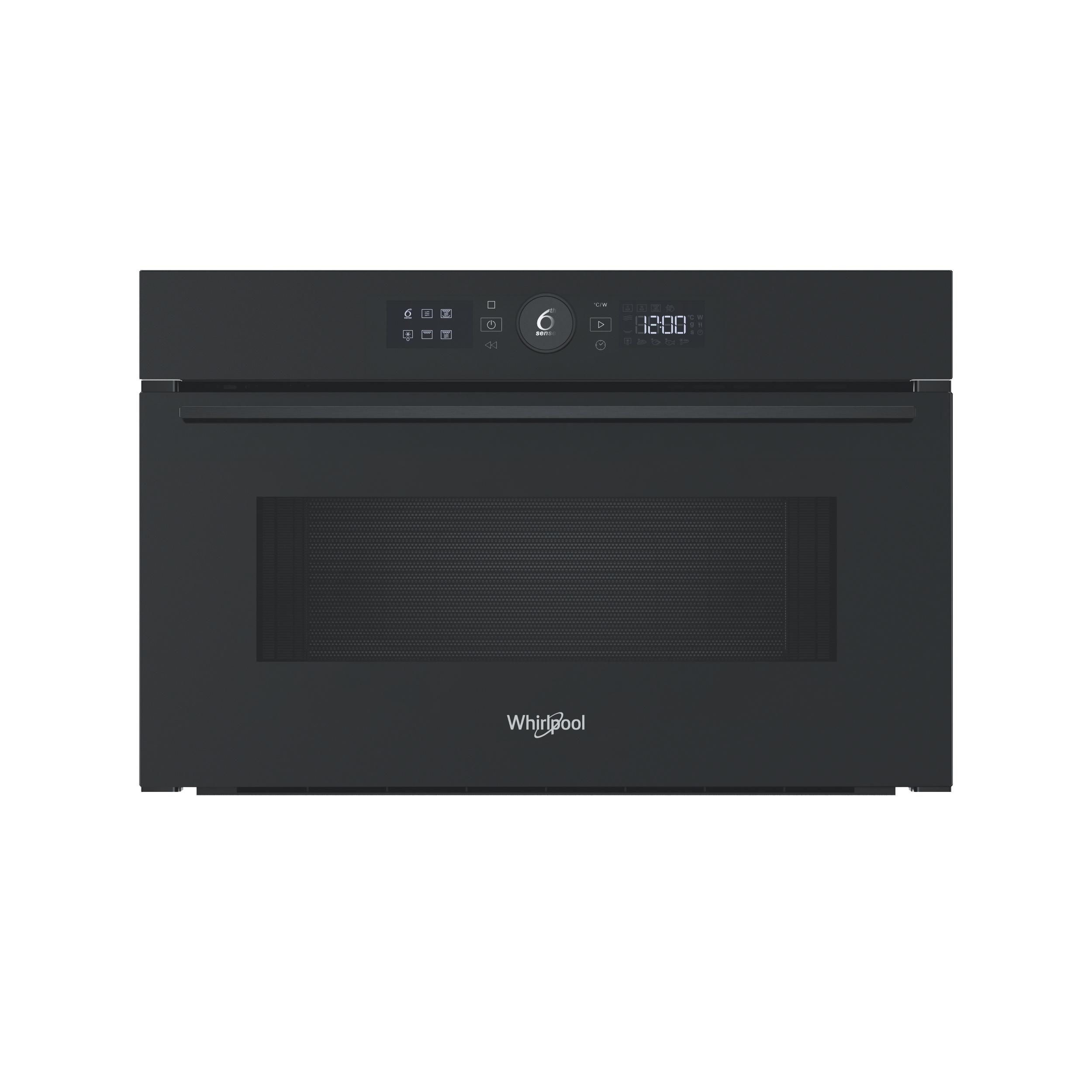 Whirlpool Mikrovlnná trouba Vestavné WMD54MT Black Matte Elektronické 31 Mikrovlny + Gril 1000 Frontal