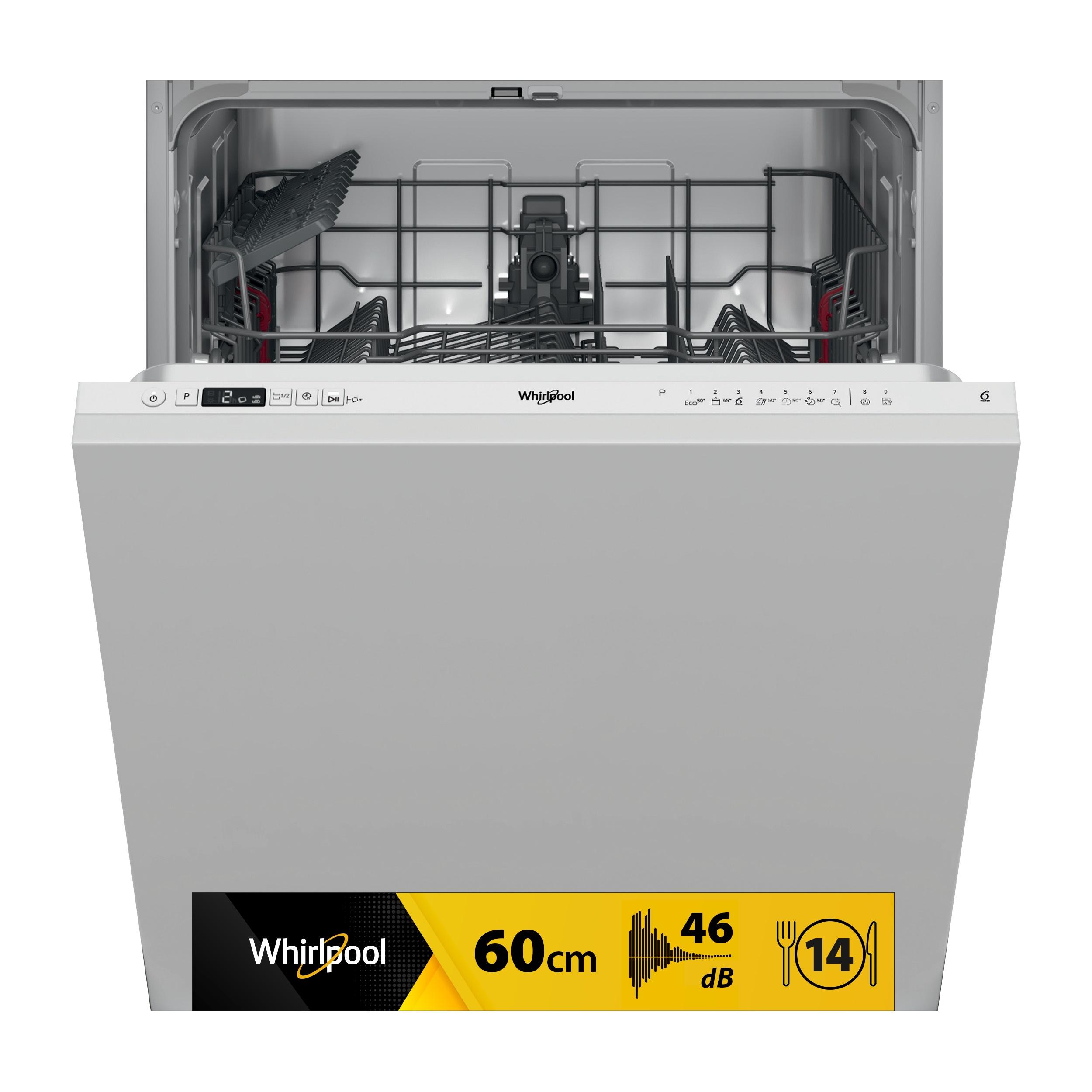 Whirlpool Lavavajillas Encastre W2I HD526 A Full-integrated E Frontal