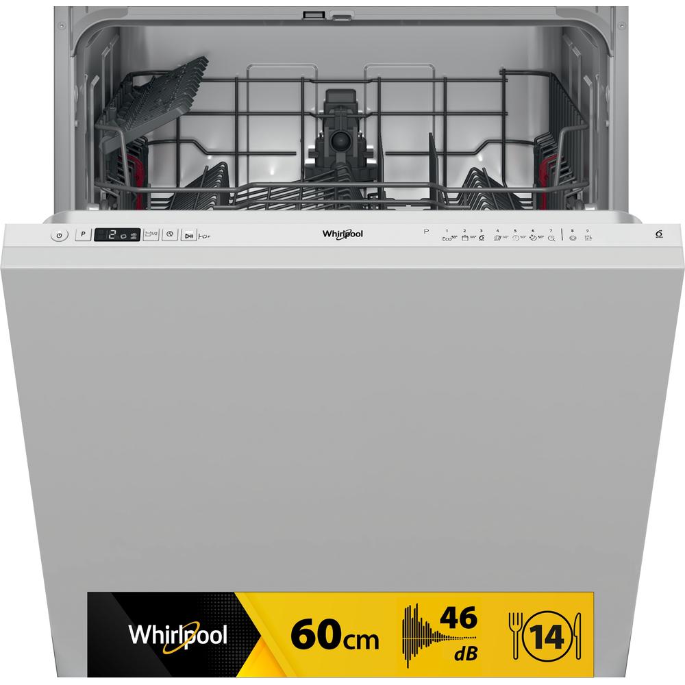 Whirlpool Opvaskemaskine Indbygning W2I HD526 A Fuldt integreret E Frontal