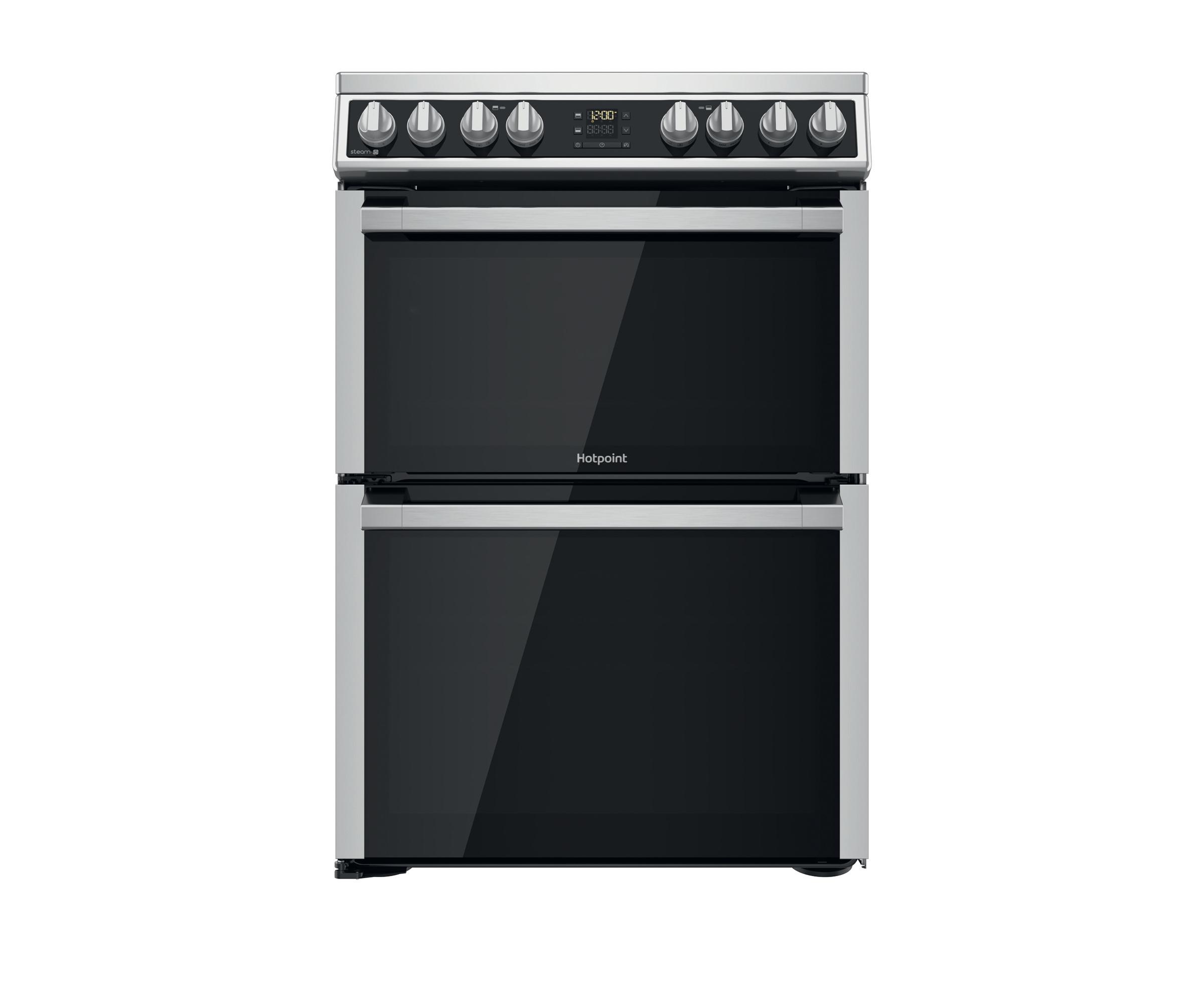 Hotpoint Double Cooker HDM67V8D2CX/UK Inox A Frontal