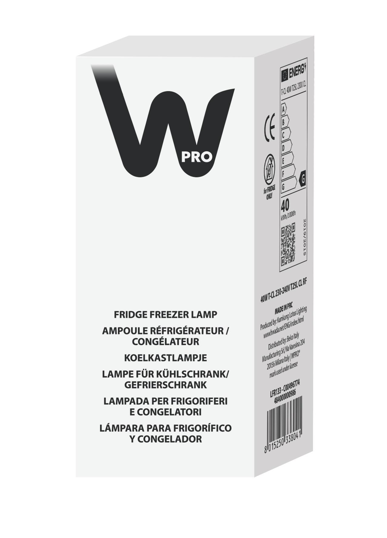 Ampoule pour réfrigérateur et congélateur