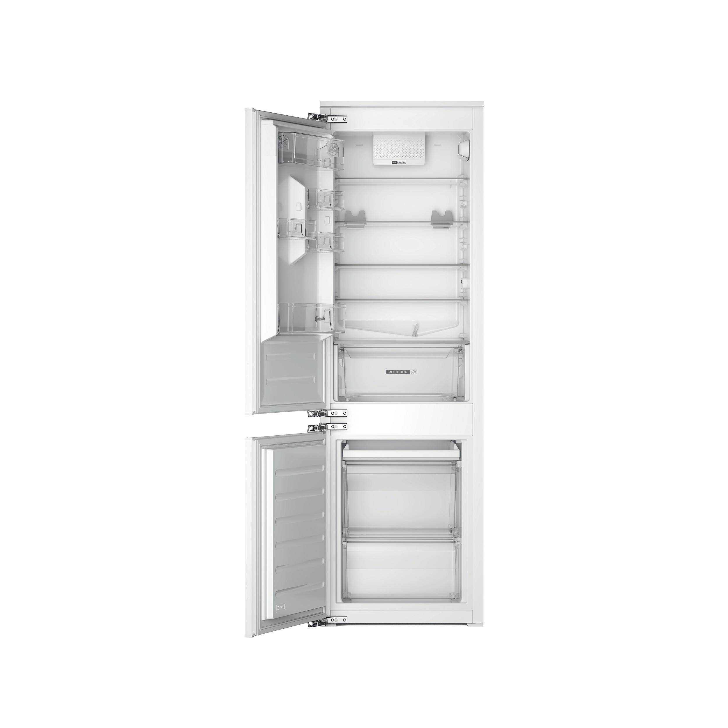 Bauknecht Réfrigérateur combiné Appareil encastrable BKC18D011V1 LH Blanc 2 portes Frontal open