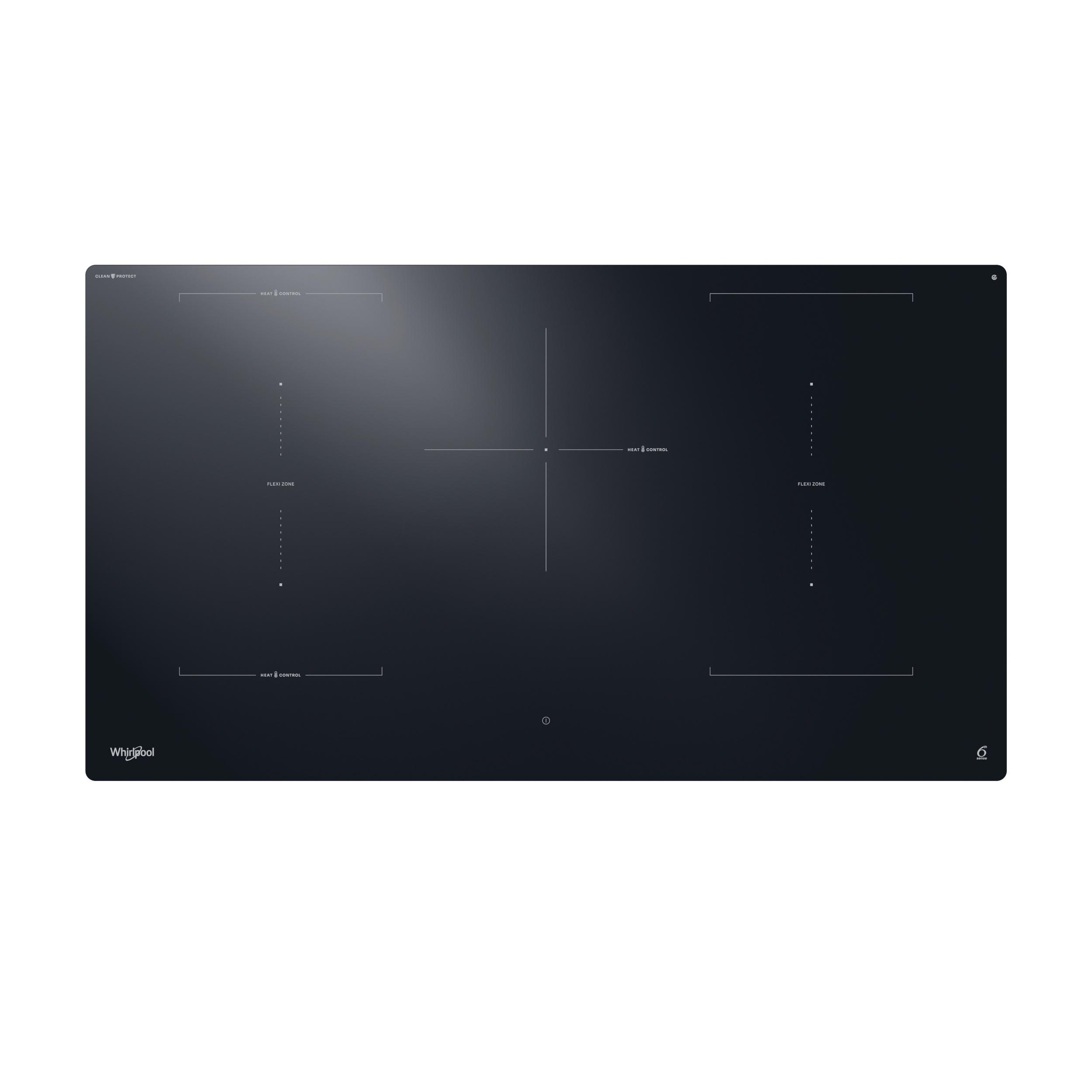 Whirlpool Hob WEX9024DCFF2 Black Induction vitroceramic Frontal