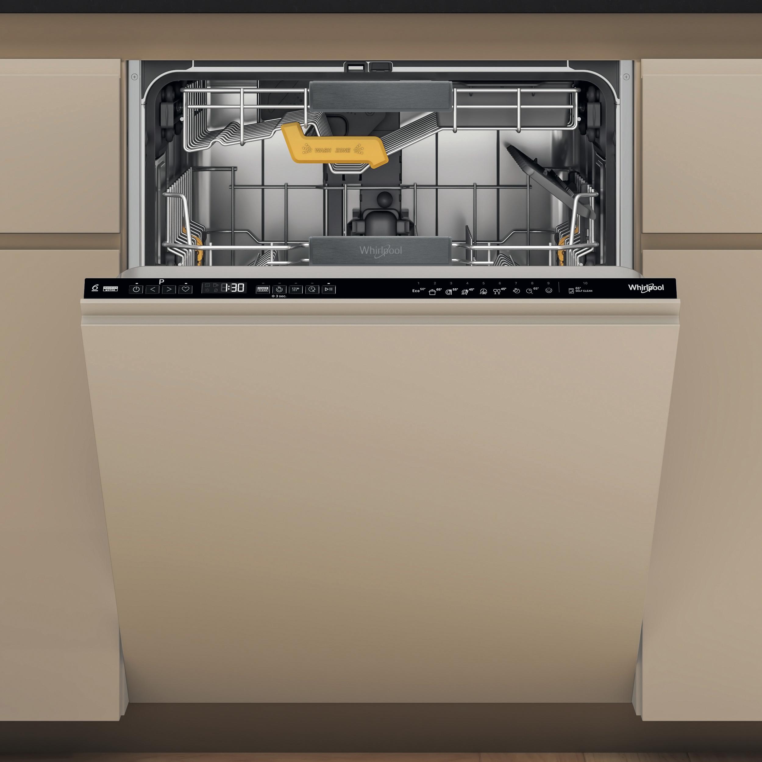 Whirlpool Dishwasher Built-in W8IB15M6L UK Full-integrated B Frontal
