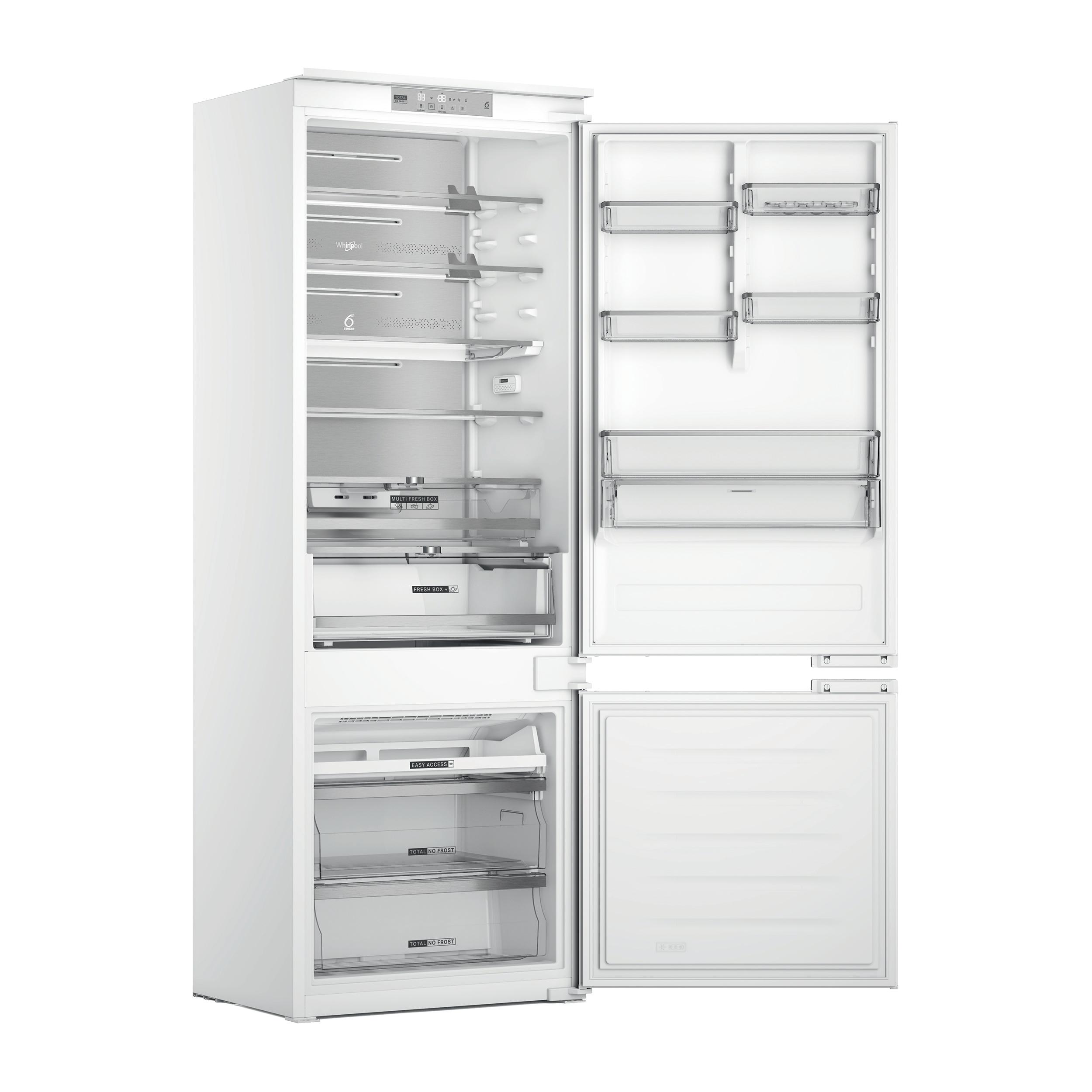 Whirlpool Комбиниран хладилник с камера Вграден WH SP70 T241 P Бял 2 врати Perspective open