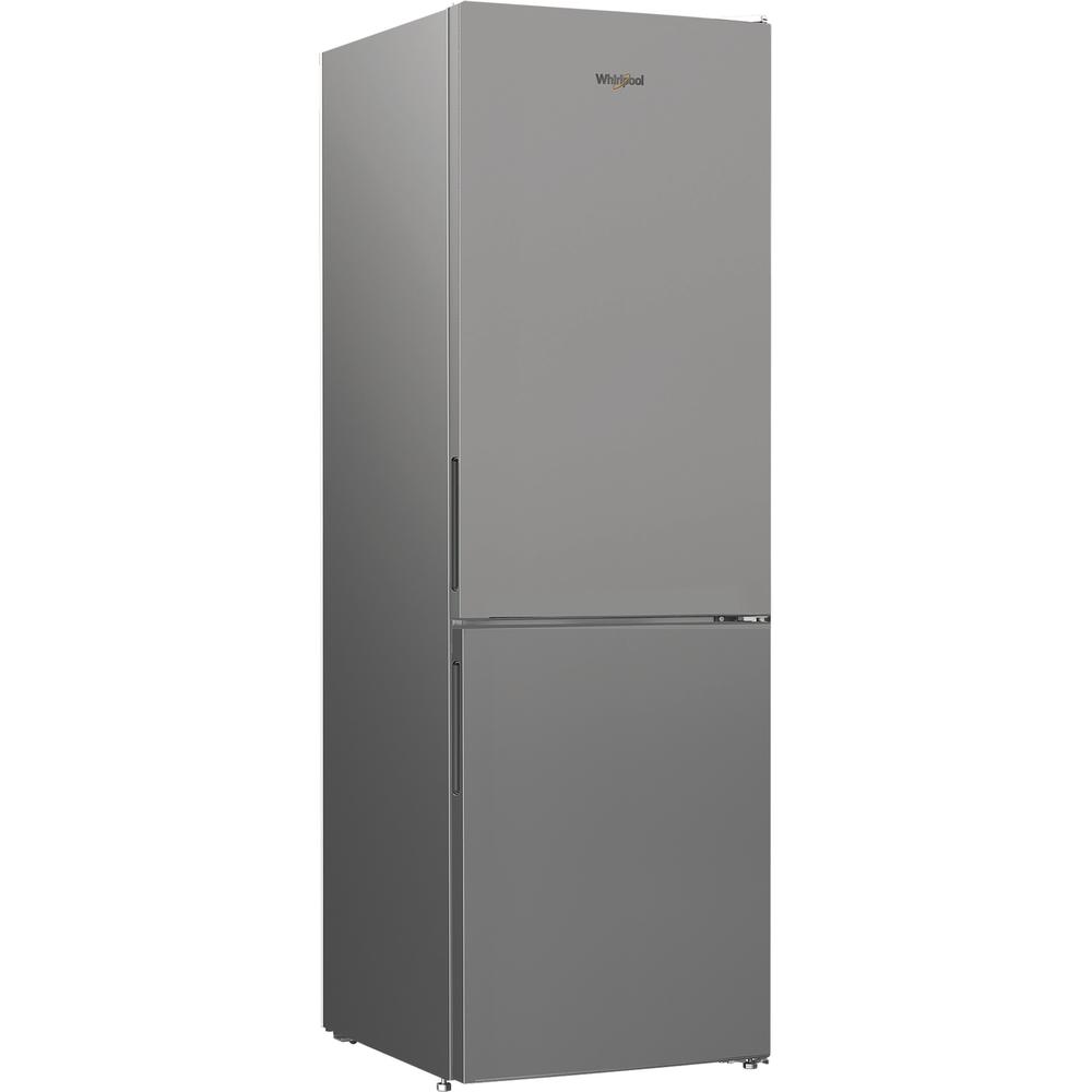 Whirlpool Jääkaappipakastin Vapaasti sijoitettava WHKS 1361 S4E Hopea 2 doors Perspective