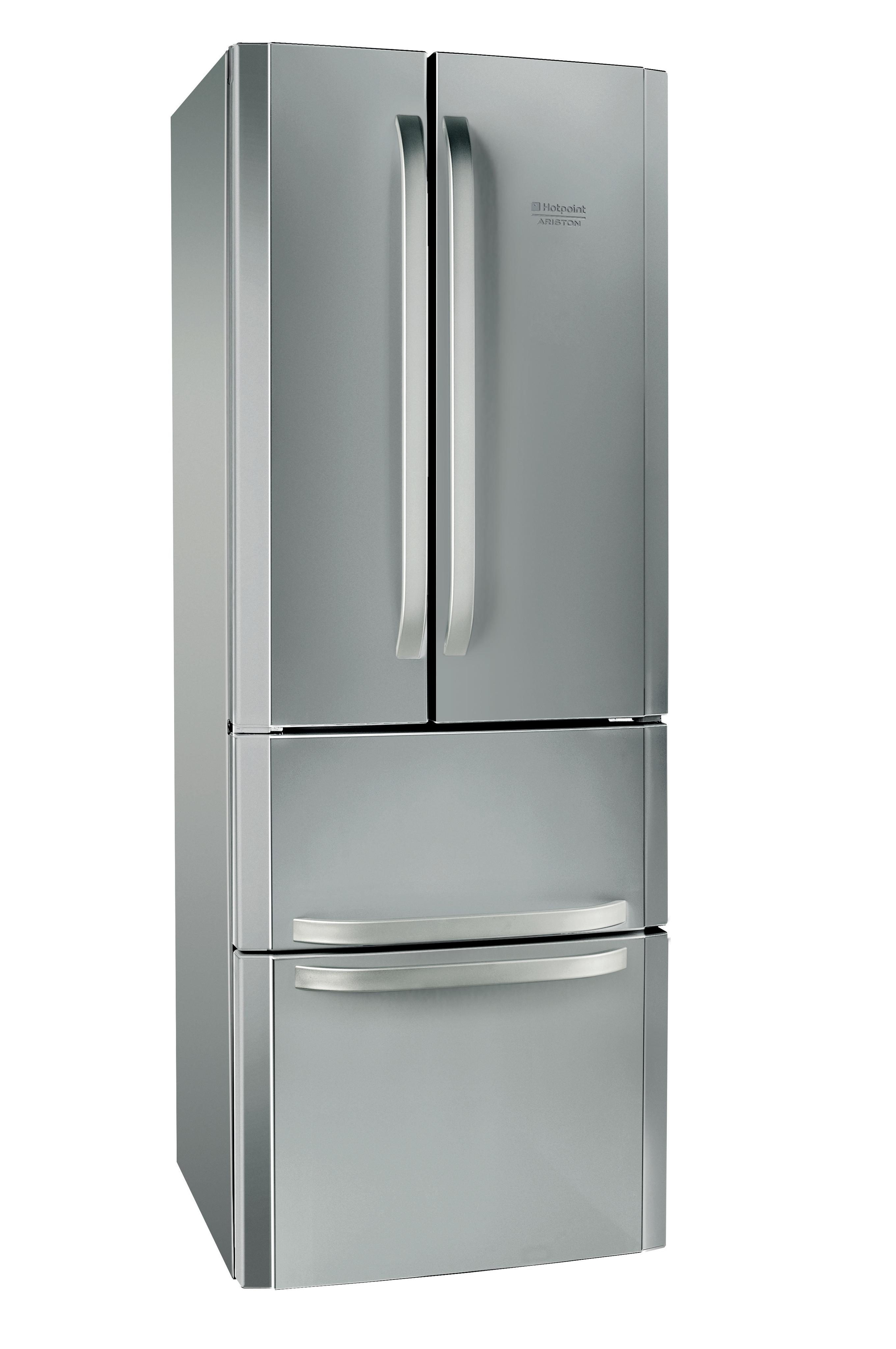 Hotpoint_Ariston Chłodziarka/zamrażarka Wolnostojący E4D XC1 Inox Czterodrzwiow(y)a Perspective
