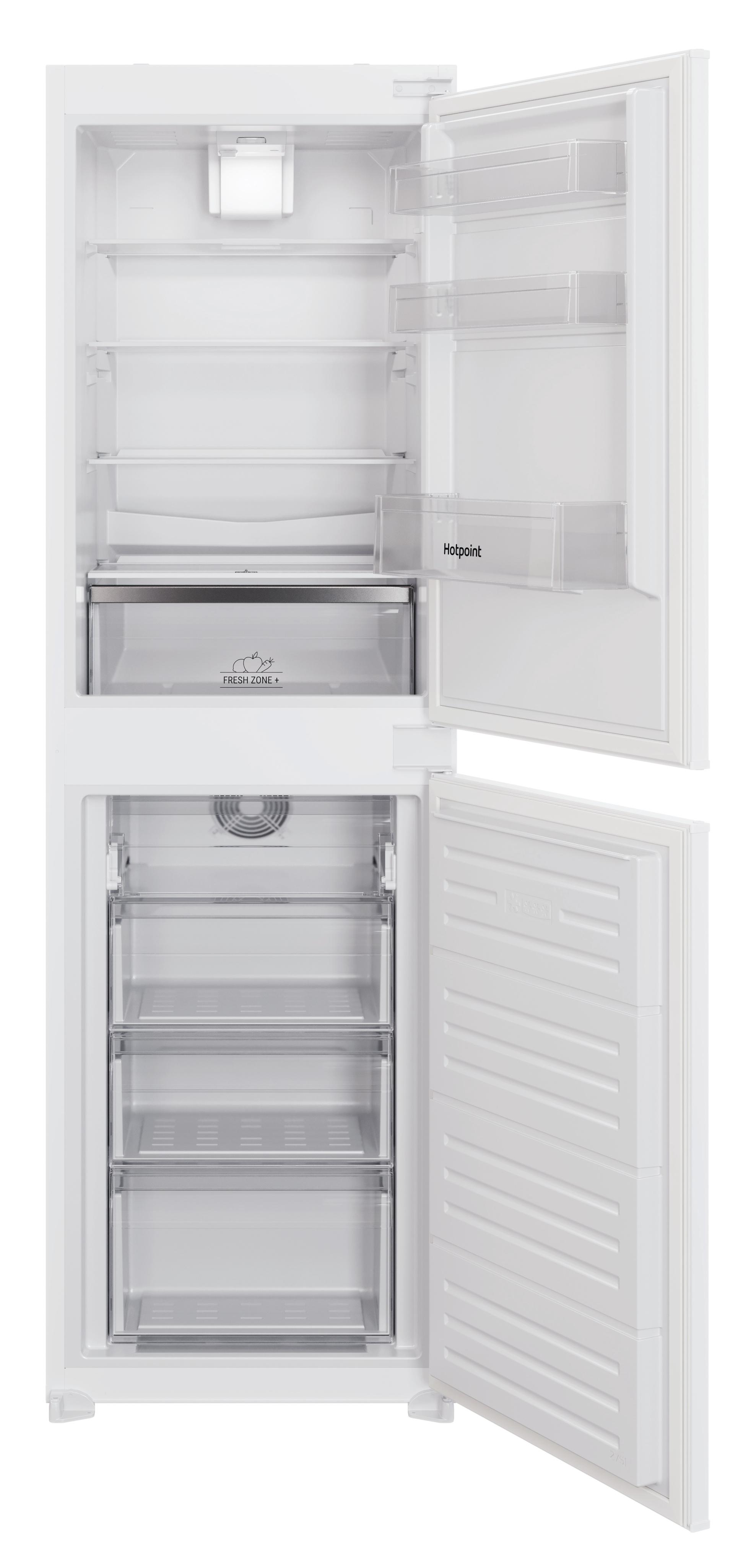 Hotpoint Fridge-Freezer Combination Built-in HBC18 5050 F2 White 2 doors Frontal open