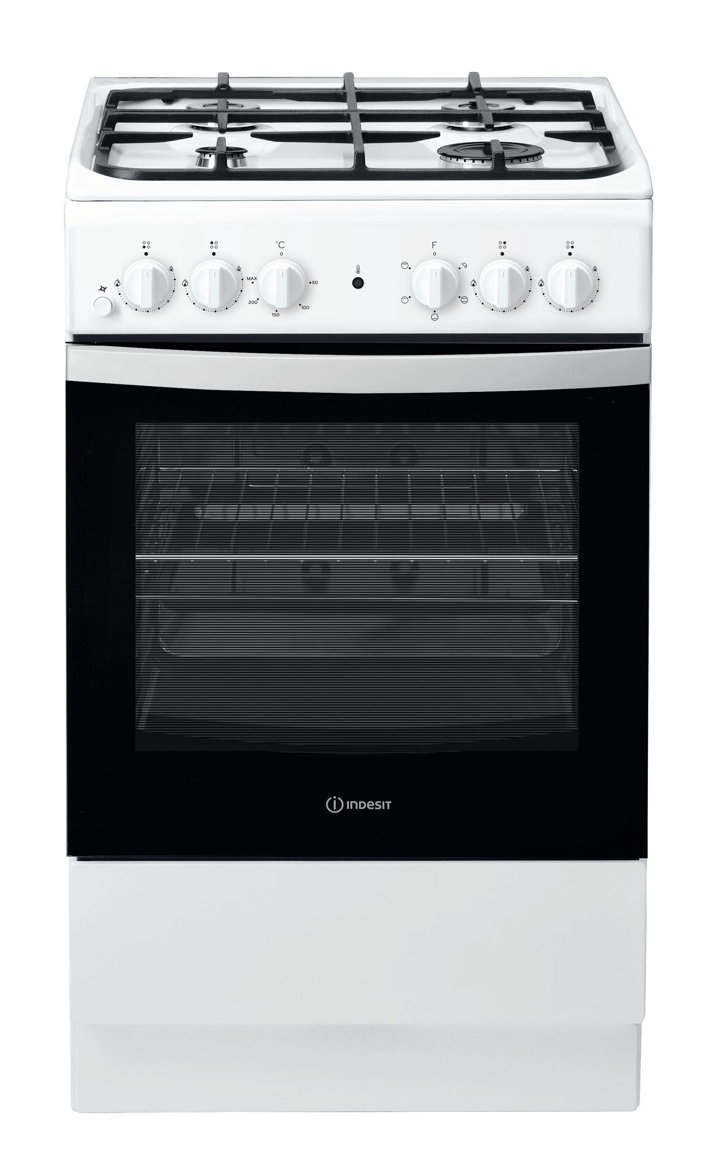 Indesit elektrický voľne stojaci sporák: 50 cm - IS5G4KHW/E