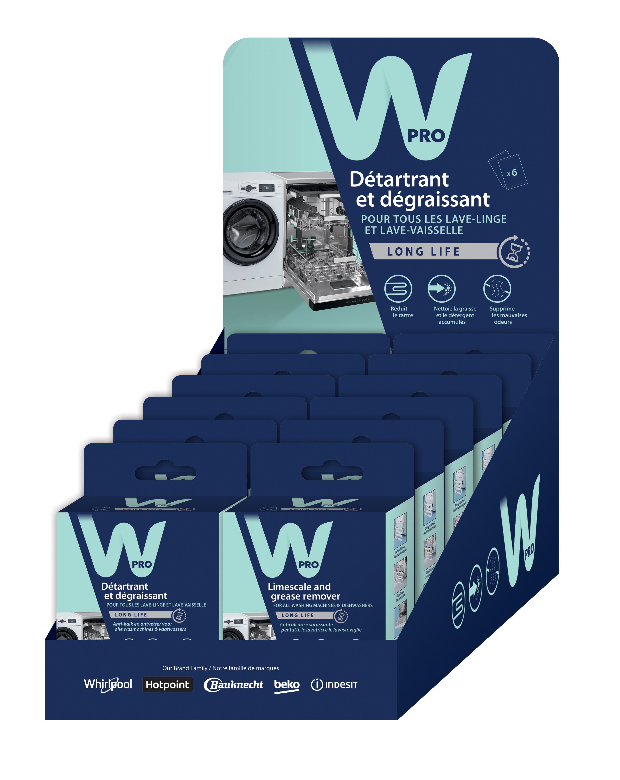 3-in-1 ontkalker en ontvetter voor wasmachine/ vaatwasser