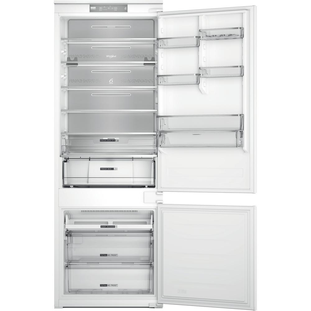Whirlpool Kühl- / Gefrierkombination Einbaugerät WBB 20NP23R Weiss 2 Türen Frontal open