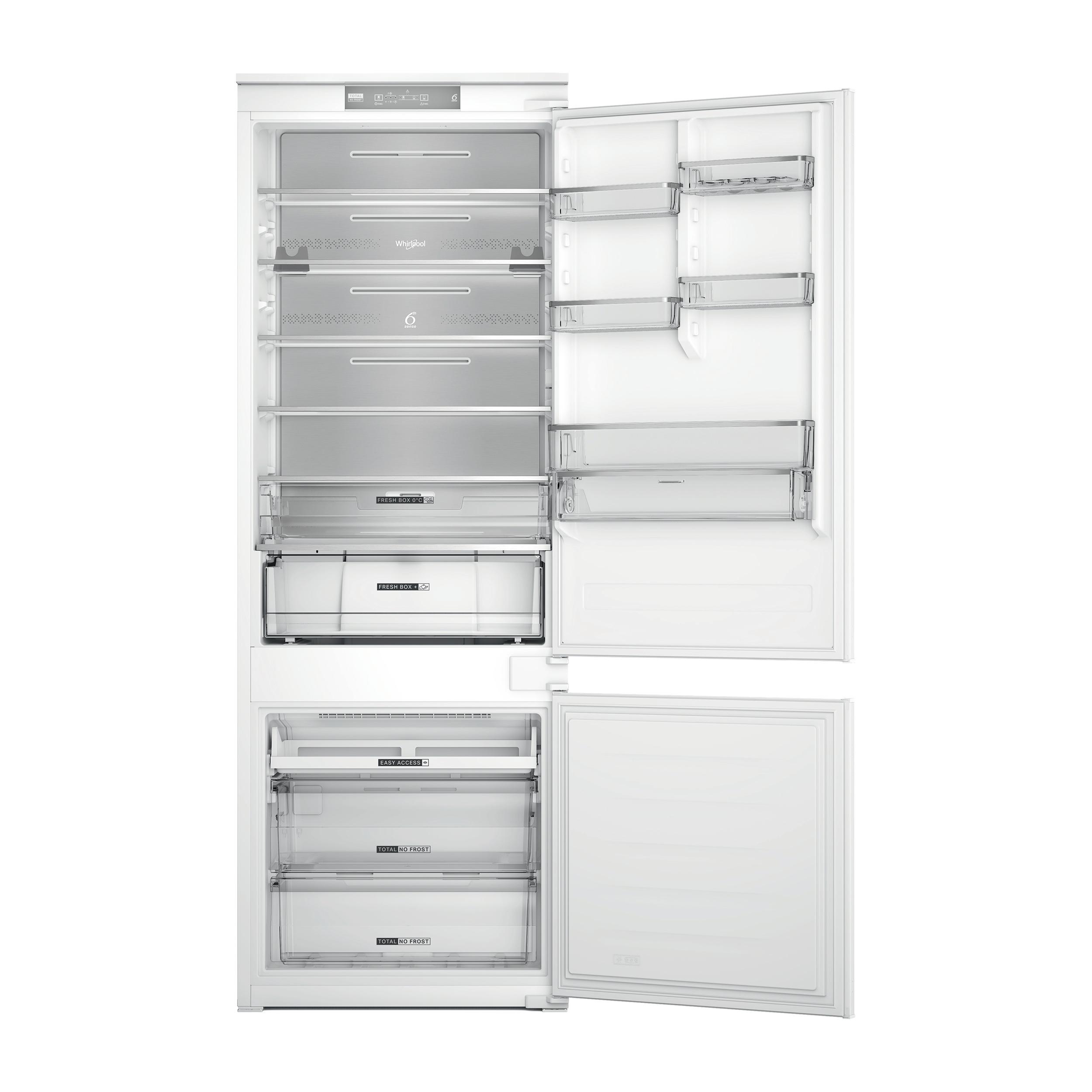 Whirlpool Koel/vriescombinatie Ingebouwd WH SP70 T121 Wit 2 deuren Frontal open