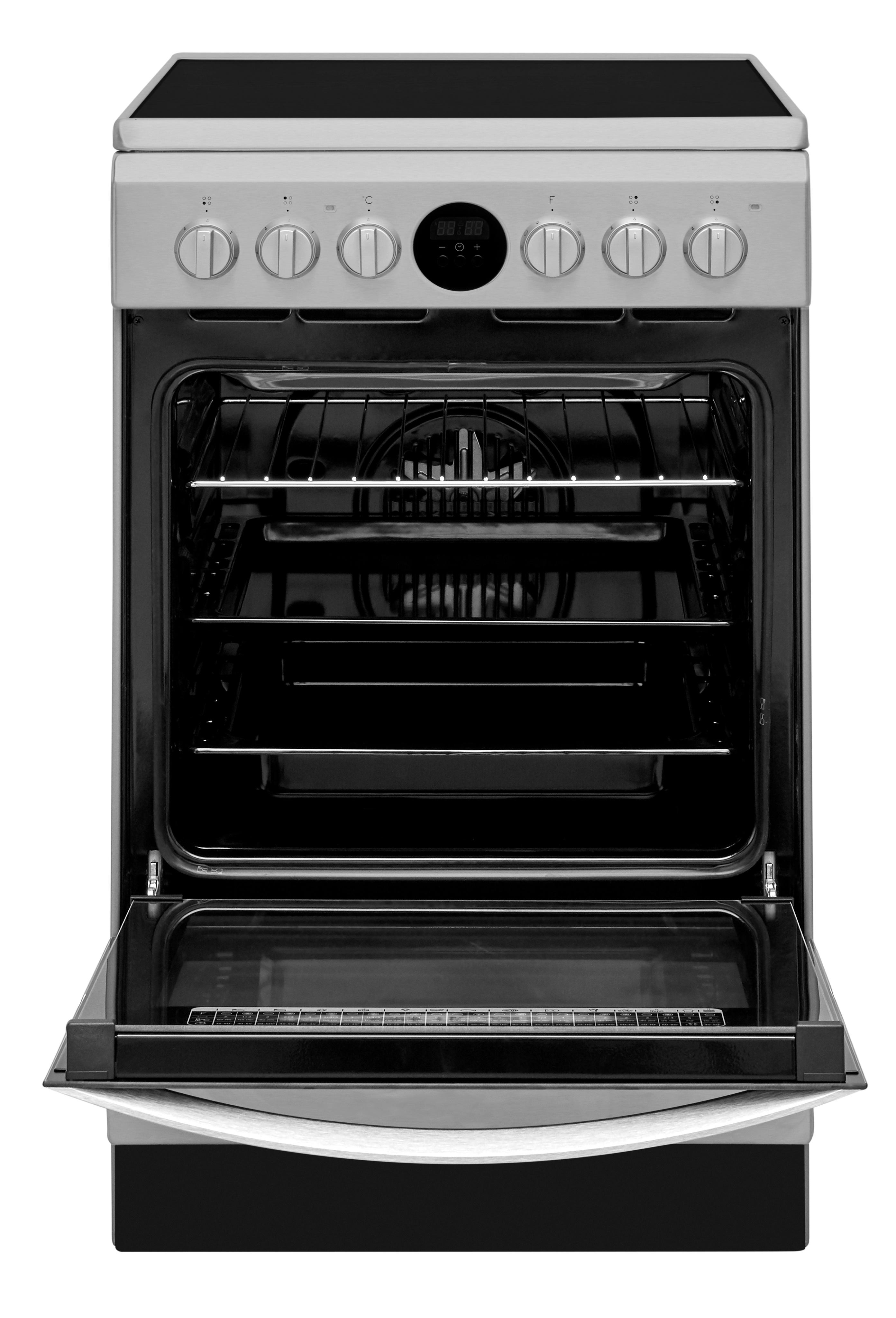 Indesit Plīts IS5V8CHX/E Inox Electrical Frontal open