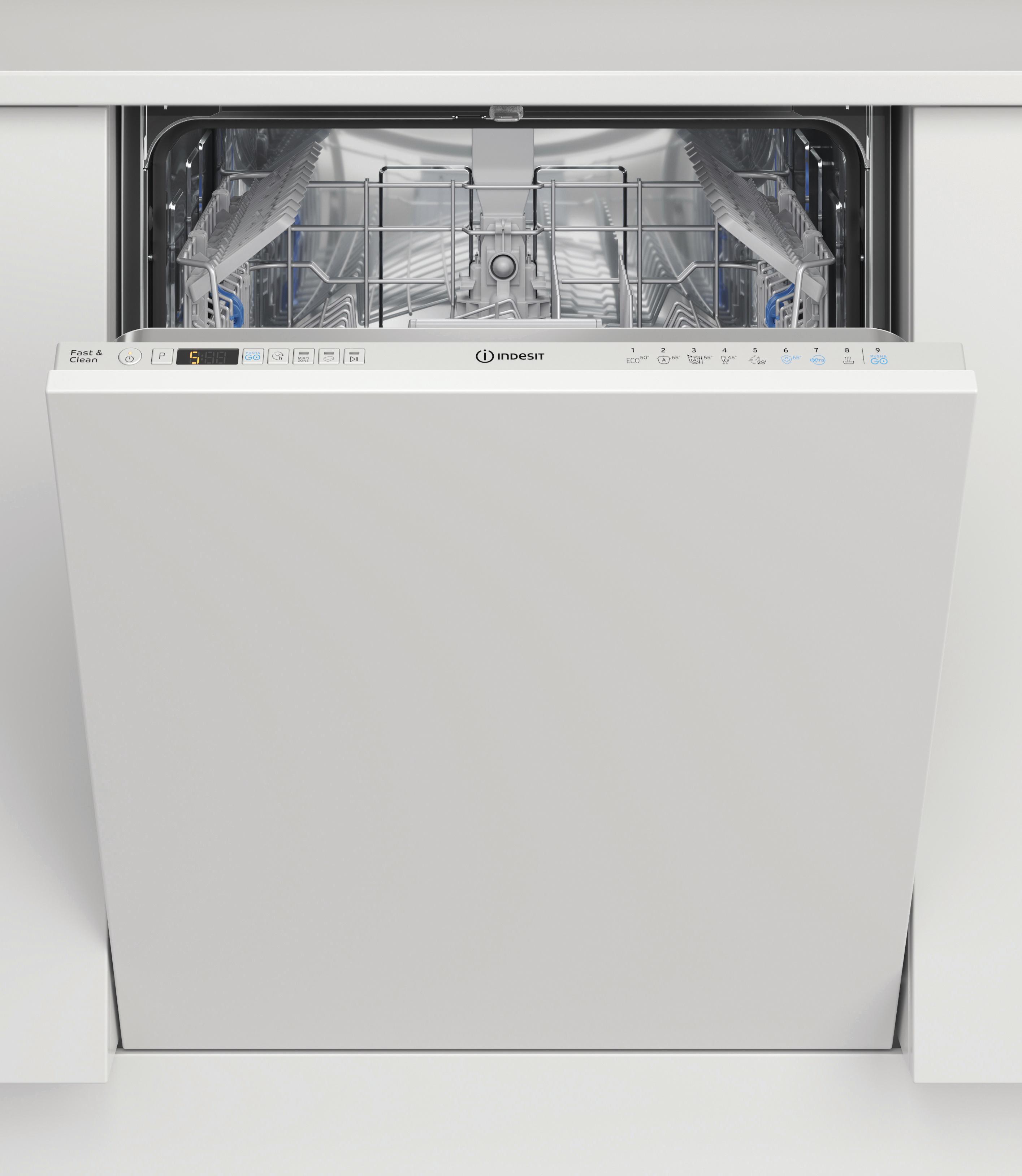 Indesit Trauku mazgājamā mašīna Iebūvējams ID3I D741O Full-integrated C Frontal