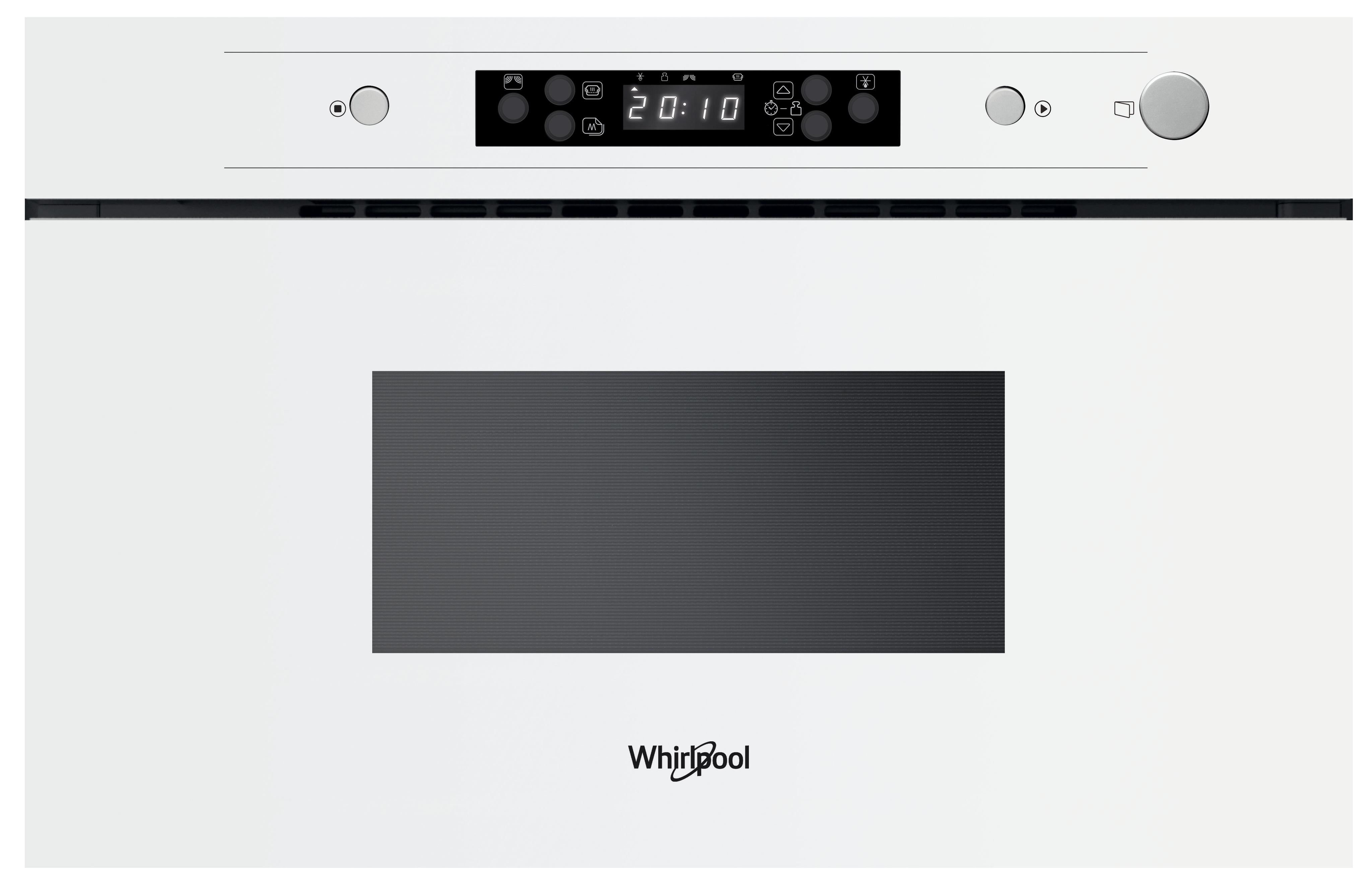 Whirlpool Mikrovågsugn Inbyggda AMW 440/WH White Elektronisk 22 Endast MW 750 Frontal