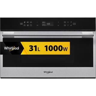 Whirlpool Mikrohullámú sütő Beépíthető W7 MD440 Rozsdamentes acél Elektromos 31 Mikrohullám+Grill funkció 1000 Frontal