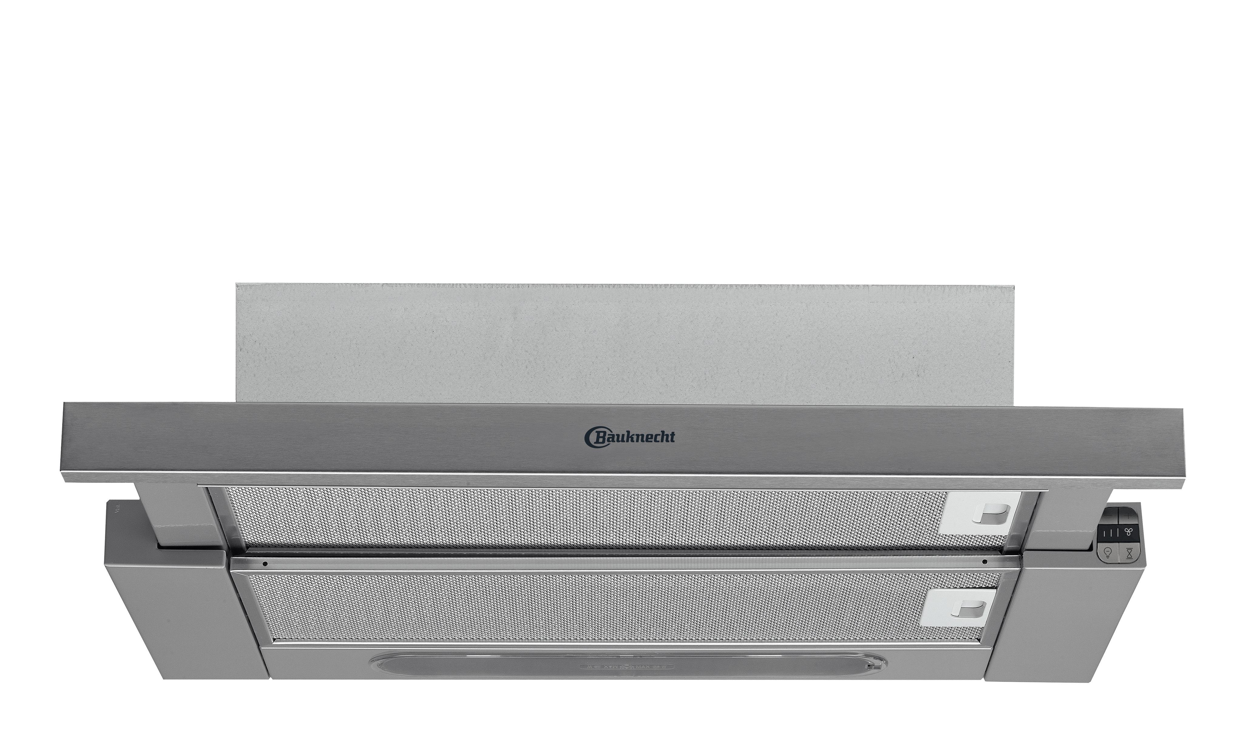 Bauknecht Hotte Appareil encastrable DBAH 62 LT X Gris Appareil encastrable Electronique Frontal