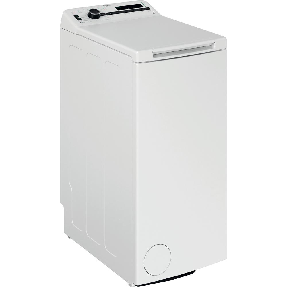 Whirlpool Washing machine Samostojni TDLRB 6230SS EU/N Bela Top loader D Perspective