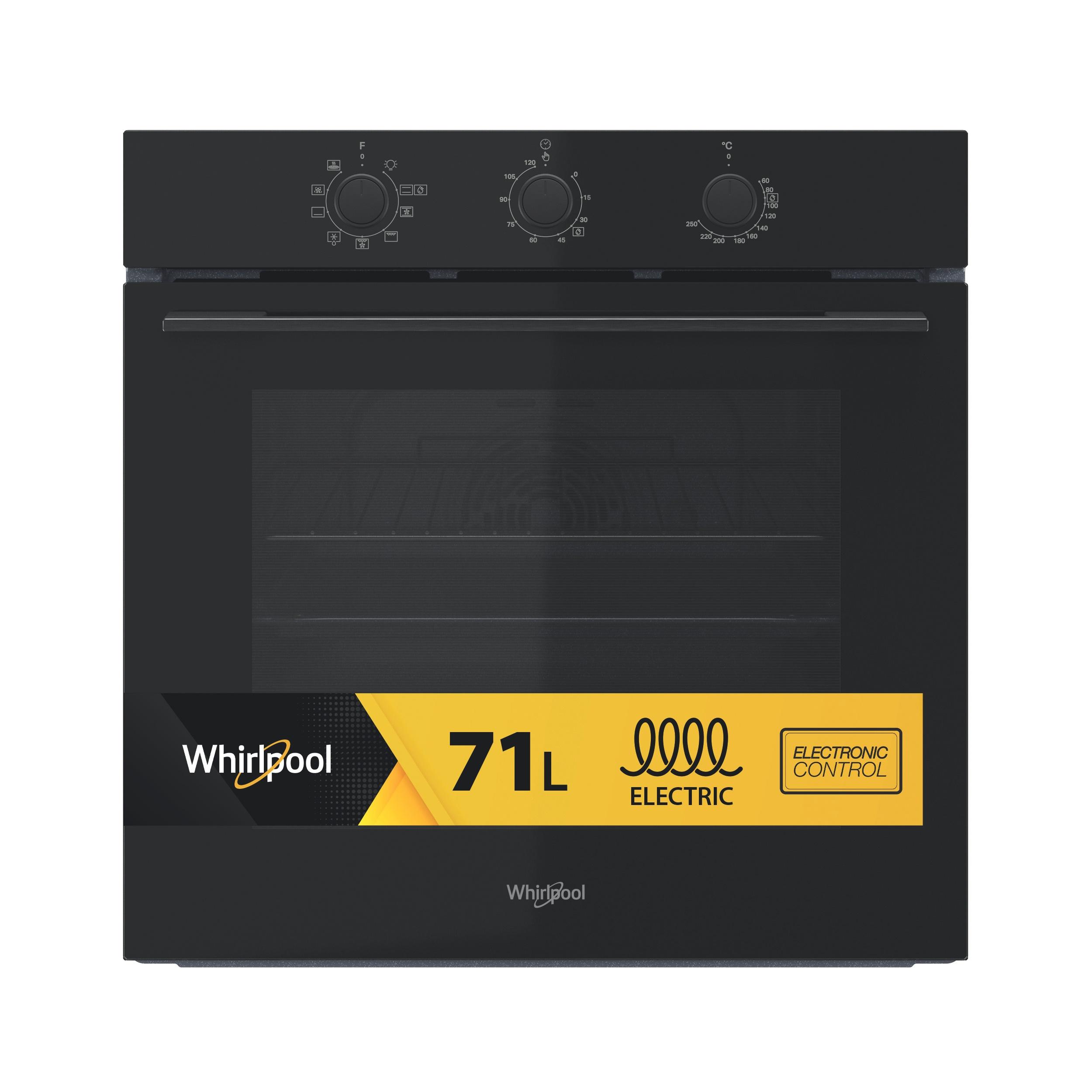 Whirlpool Cepeškrāsns Iebūvējams OMK38HU0B Elektriskā A Frontal