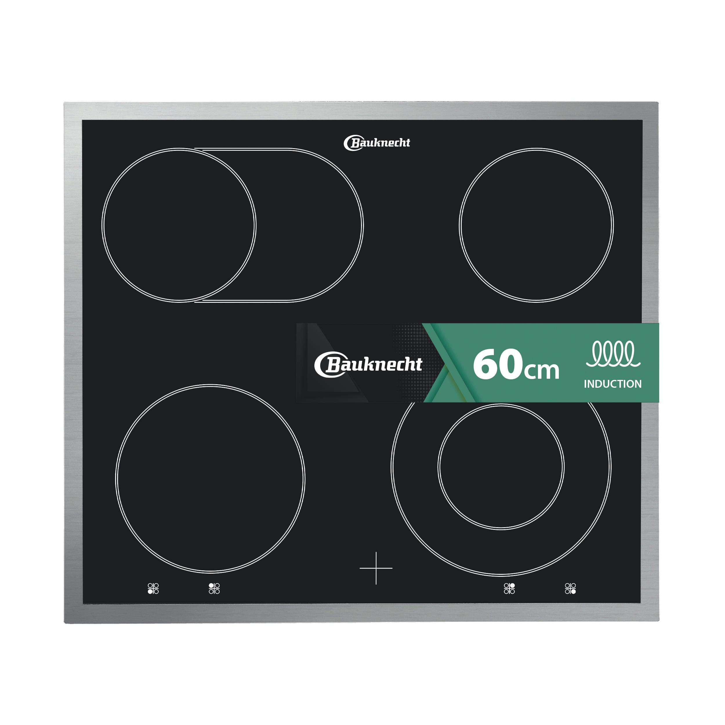 Bauknecht Piano cottura CHR 6642 IN Nero Radiant vitroceramic Frontal