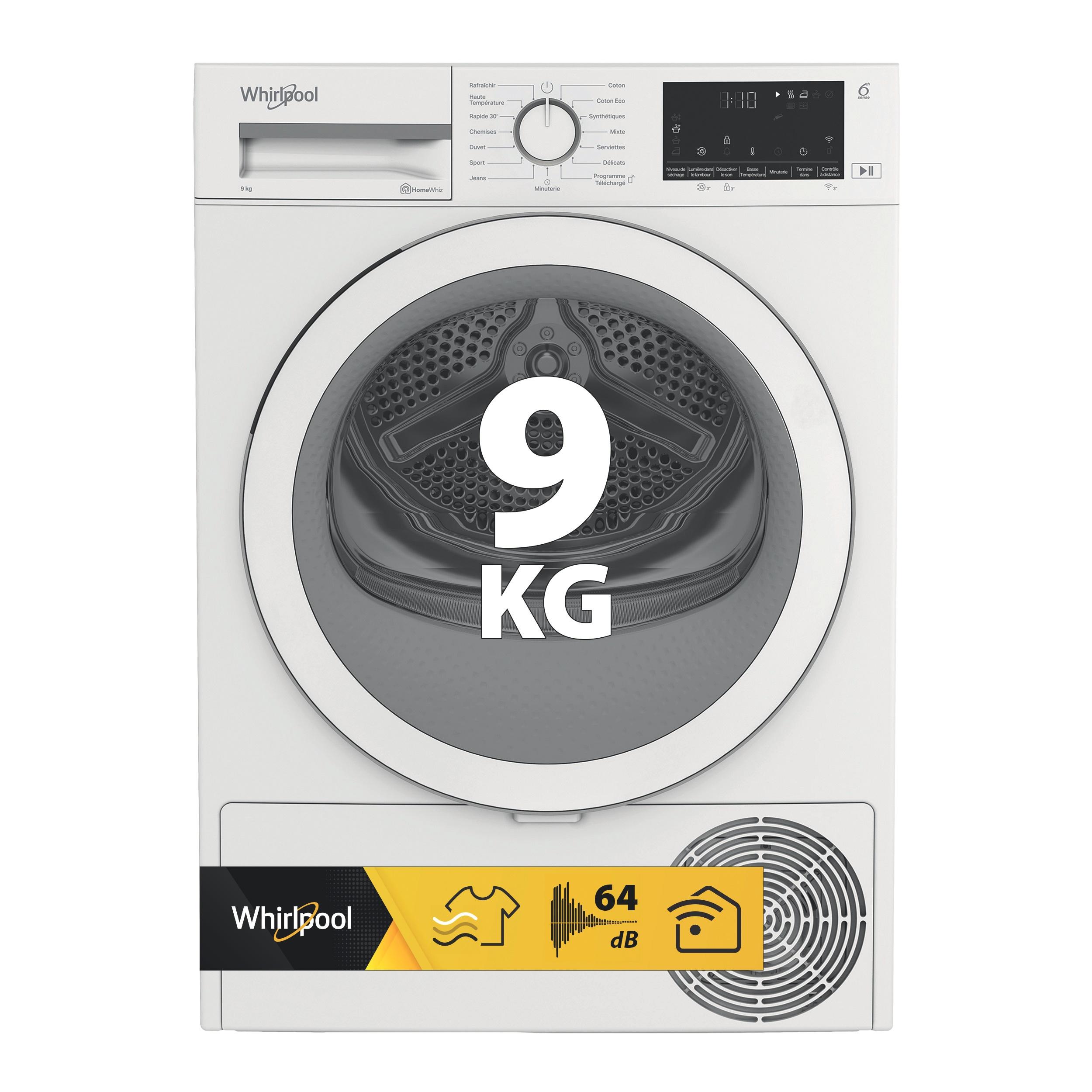 Whirlpool Sèche-linge C WD 93M WWS FR Blanc Hero image