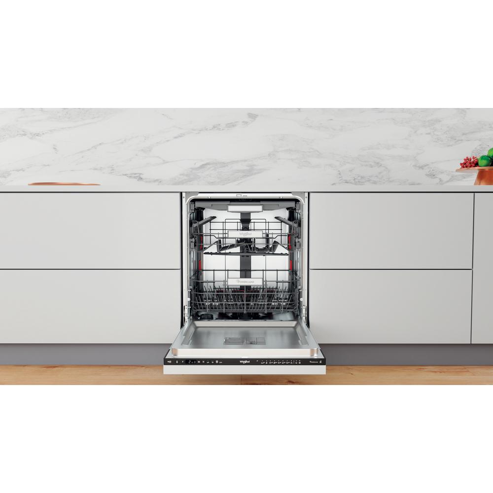 Whirlpool Nõudepesumasin Integreeritav WIO 3P33 PL Full-integrated D Lifestyle frontal open