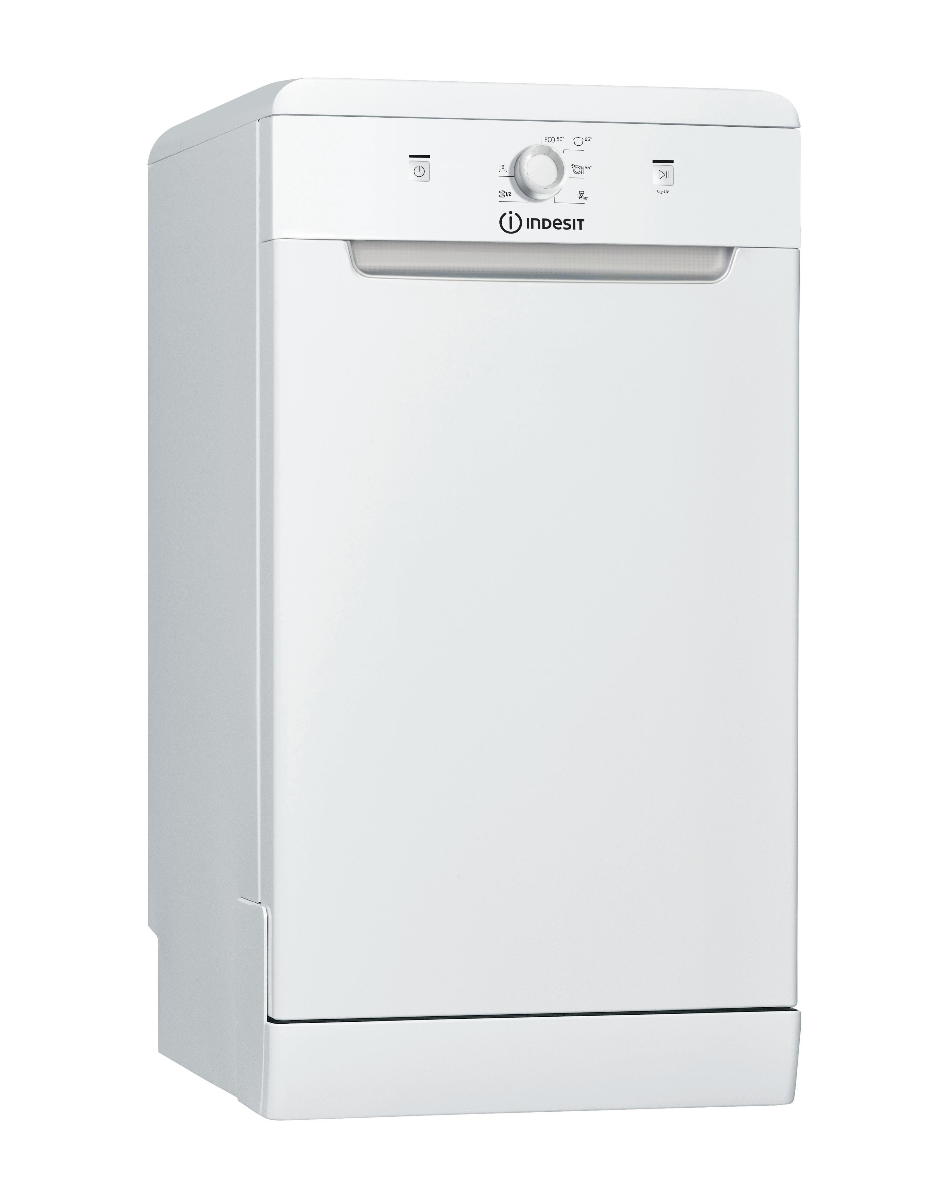 Indesit Dishwasher Free-standing DF9E 1B10 UK Free-standing F Perspective