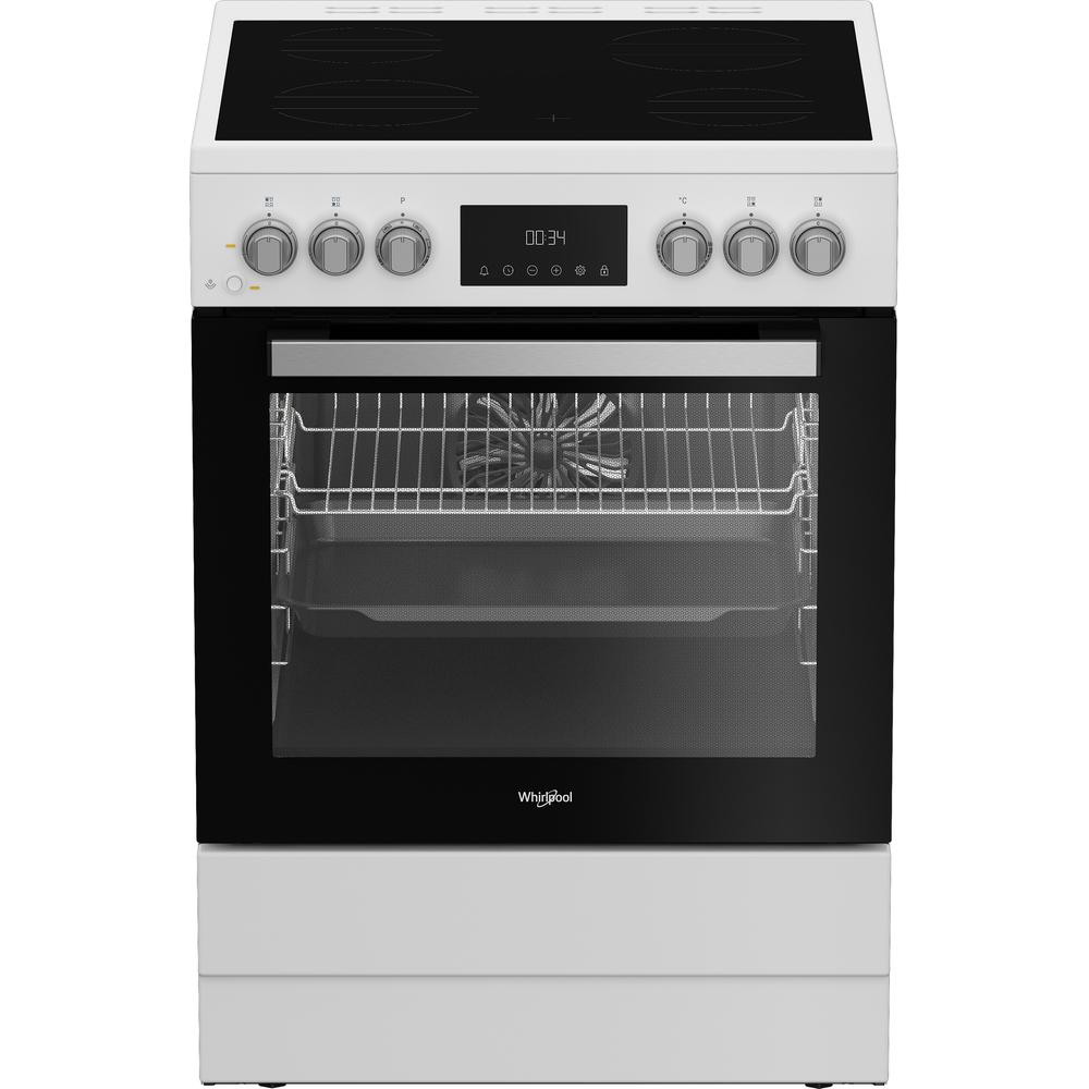 Whirlpool Готварска печка W6V8LCSW Бял Electrical Frontal