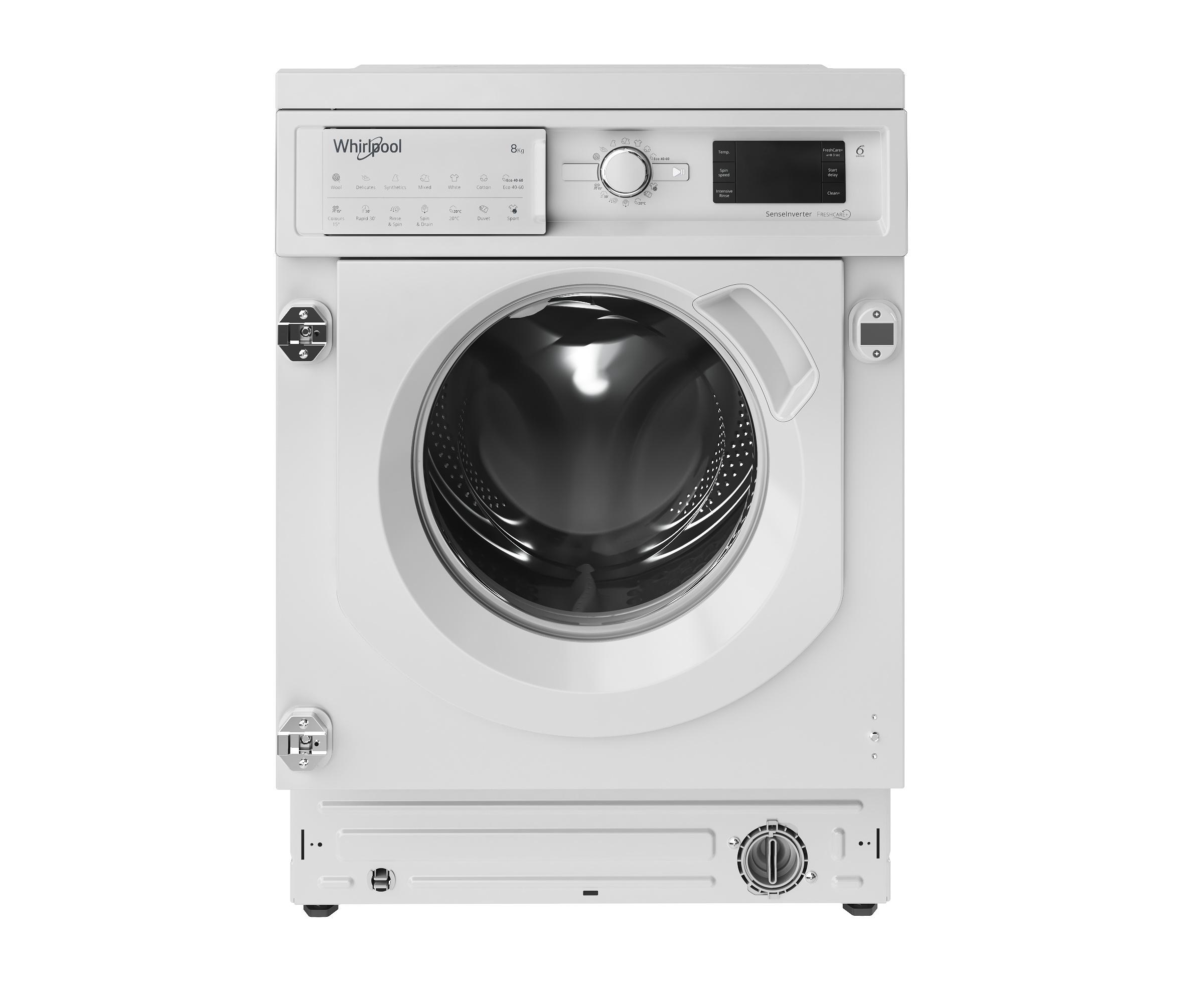 Whirlpool Washing machine Built-in BI WMWG 81485 UK White Front loader B Frontal