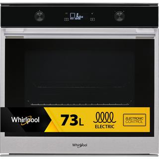 Пиролитична фурна за вграждане Whirlpool: цвят инокс, модел W7 OM5 4S P