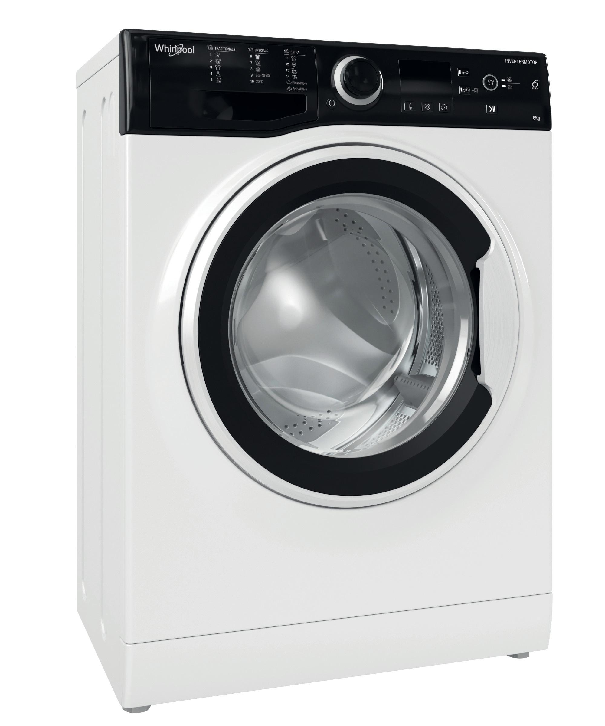 Whirlpool Pesumasin Vabaltseisev WRBSS 6249 S EU Valge Eestlaetav C Perspective