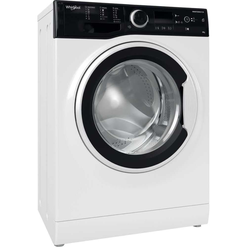 Whirlpool Washing machine Samostojni WRBSS 6249 S EU Bela Front loader C Perspective
