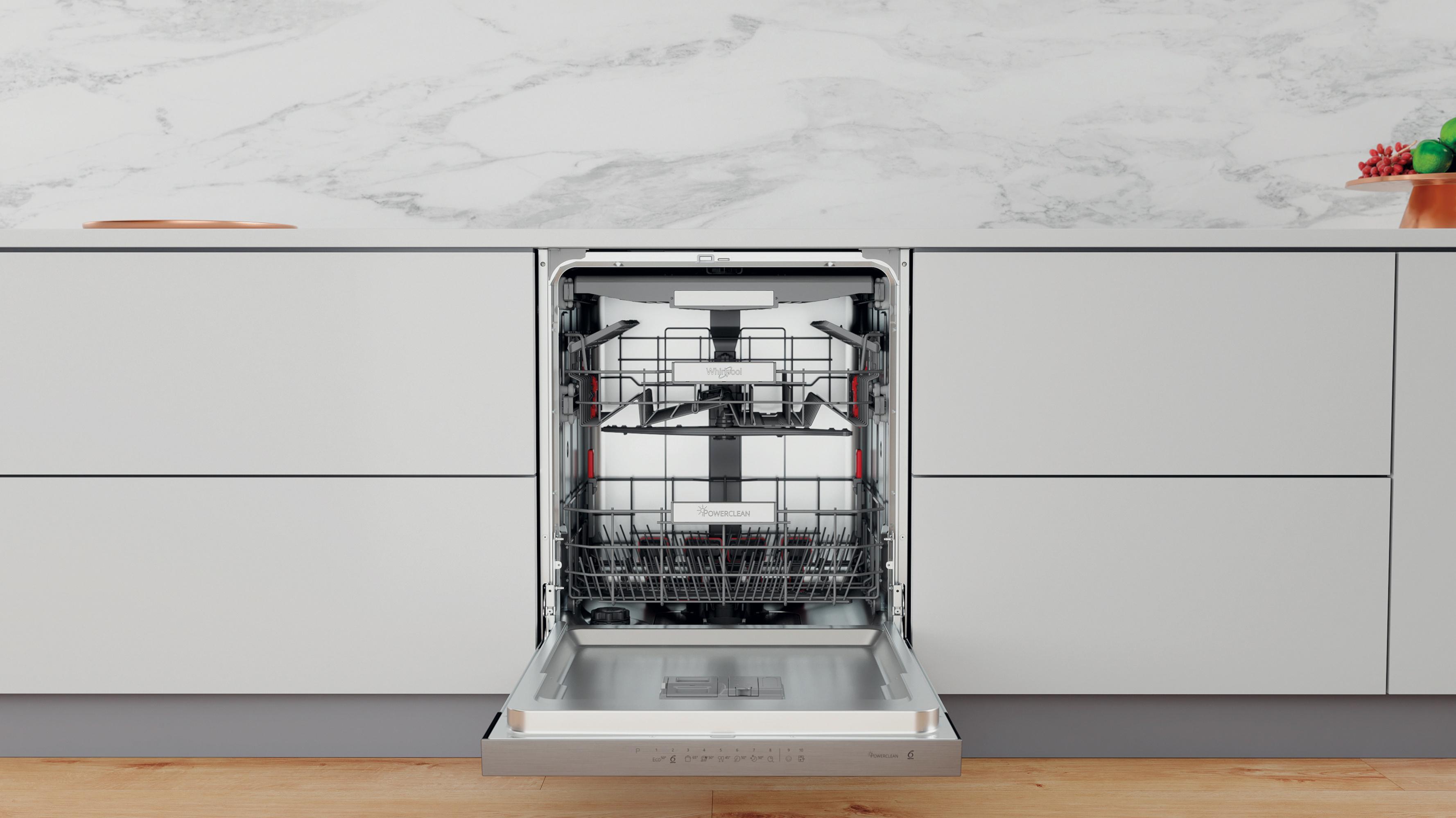 Whirlpool Myčka nádobí Vestavné W0B D851A X Half-integrated B Lifestyle frontal open