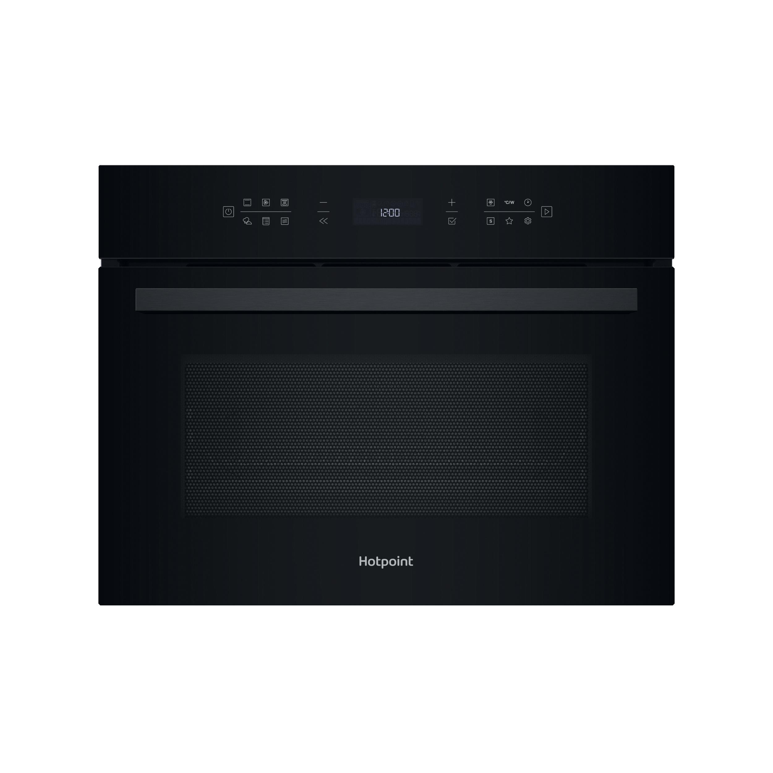 Hotpoint Microwave Built-in HCW7O7HTSBUK Black Electronic 53 MW-Combi 950 Frontal
