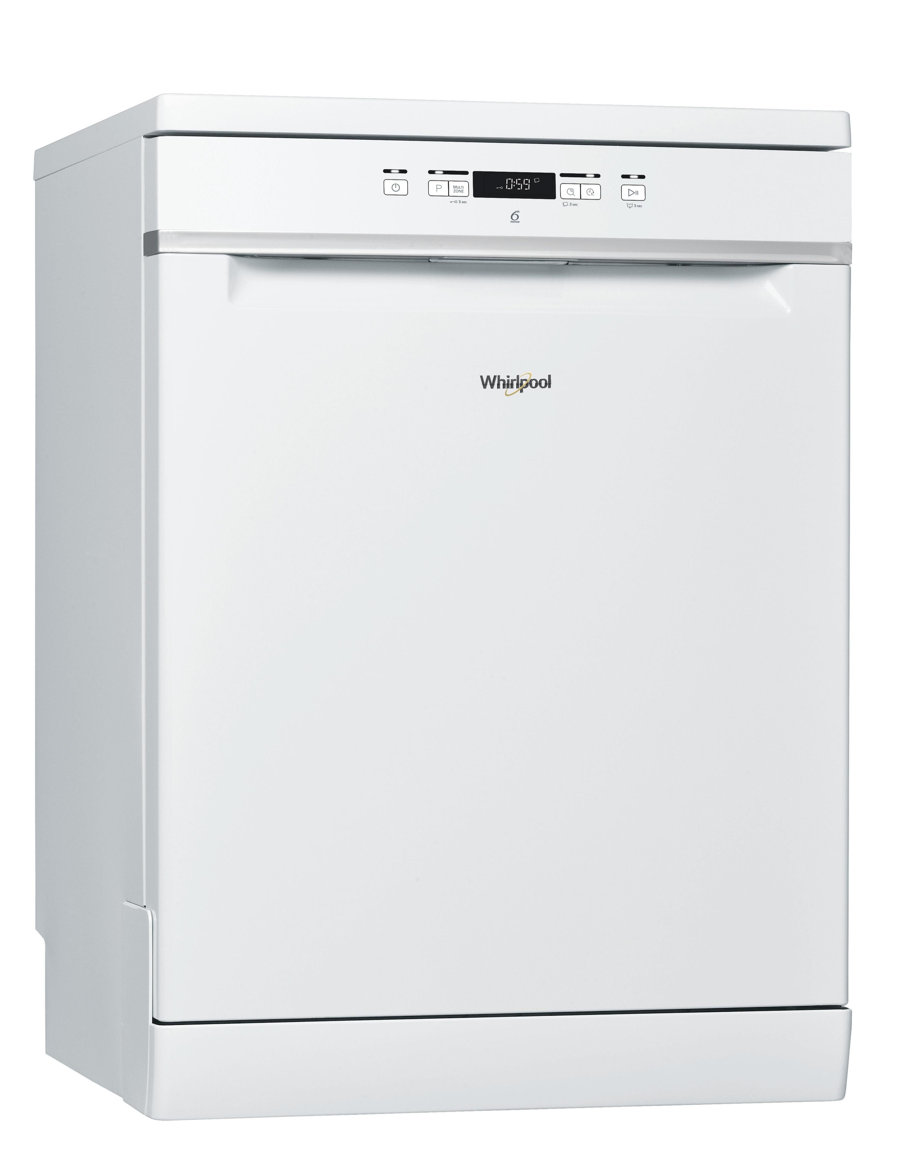 Whirlpool Dishwasher Free-standing WFC 3C26 60HZ Free-standing A++ Perspective