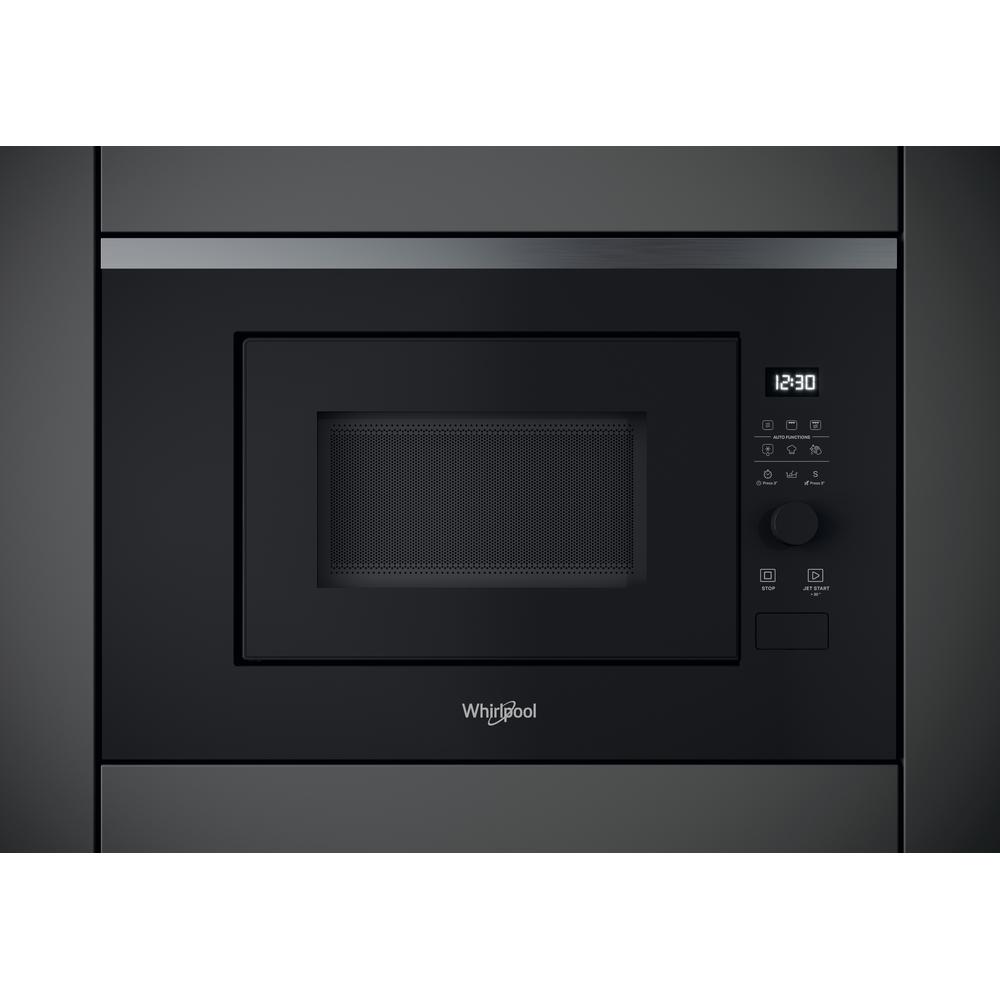 Whirlpool Mikroviļņu krāsns Iebūvējams WMF201G Nerūsējošā tērauda Elektronisks 20 Mikroviļņi + Grila funkcija 800 Frontal