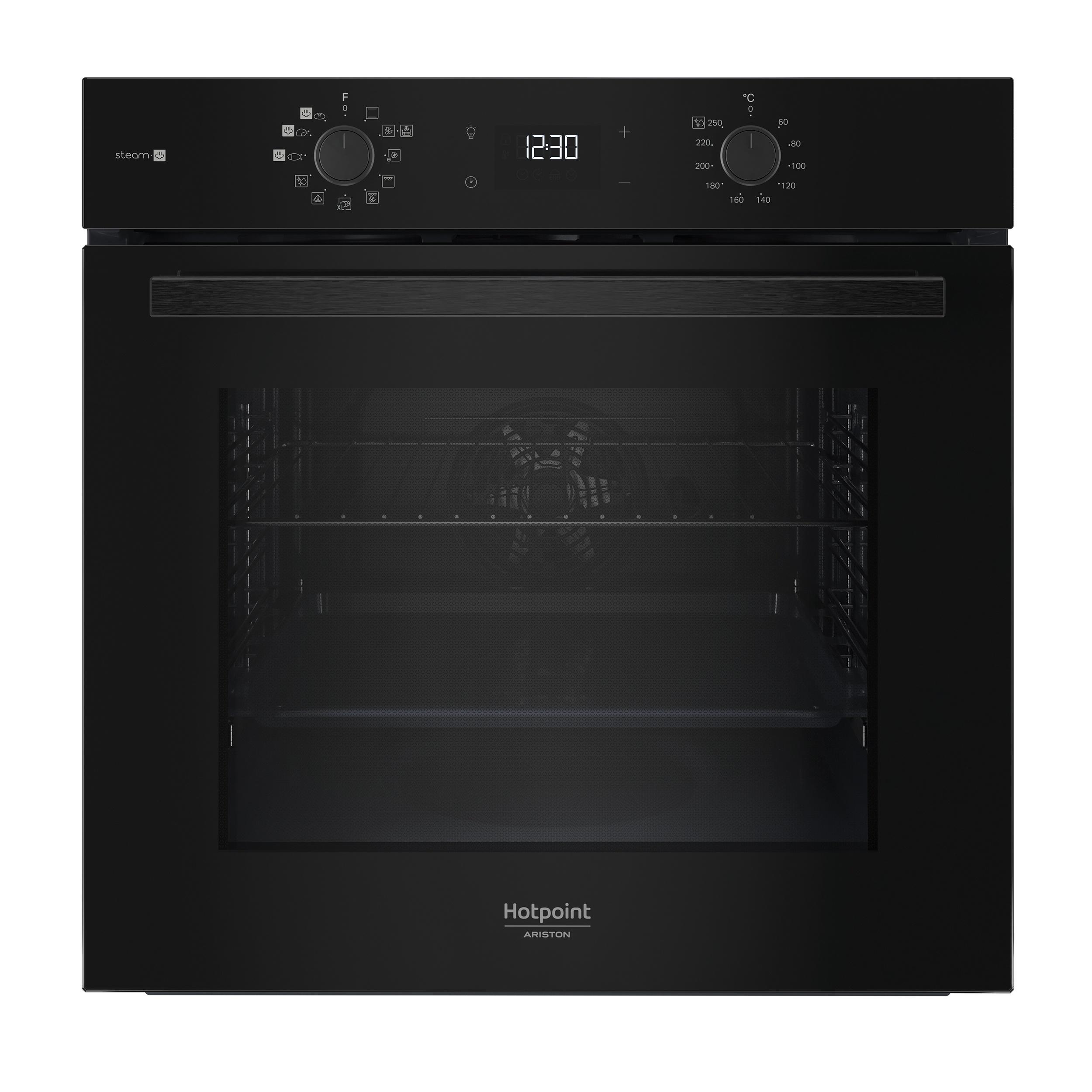 Horno eléctrico de integración Hotpoint: Color negro, Autolimpieza