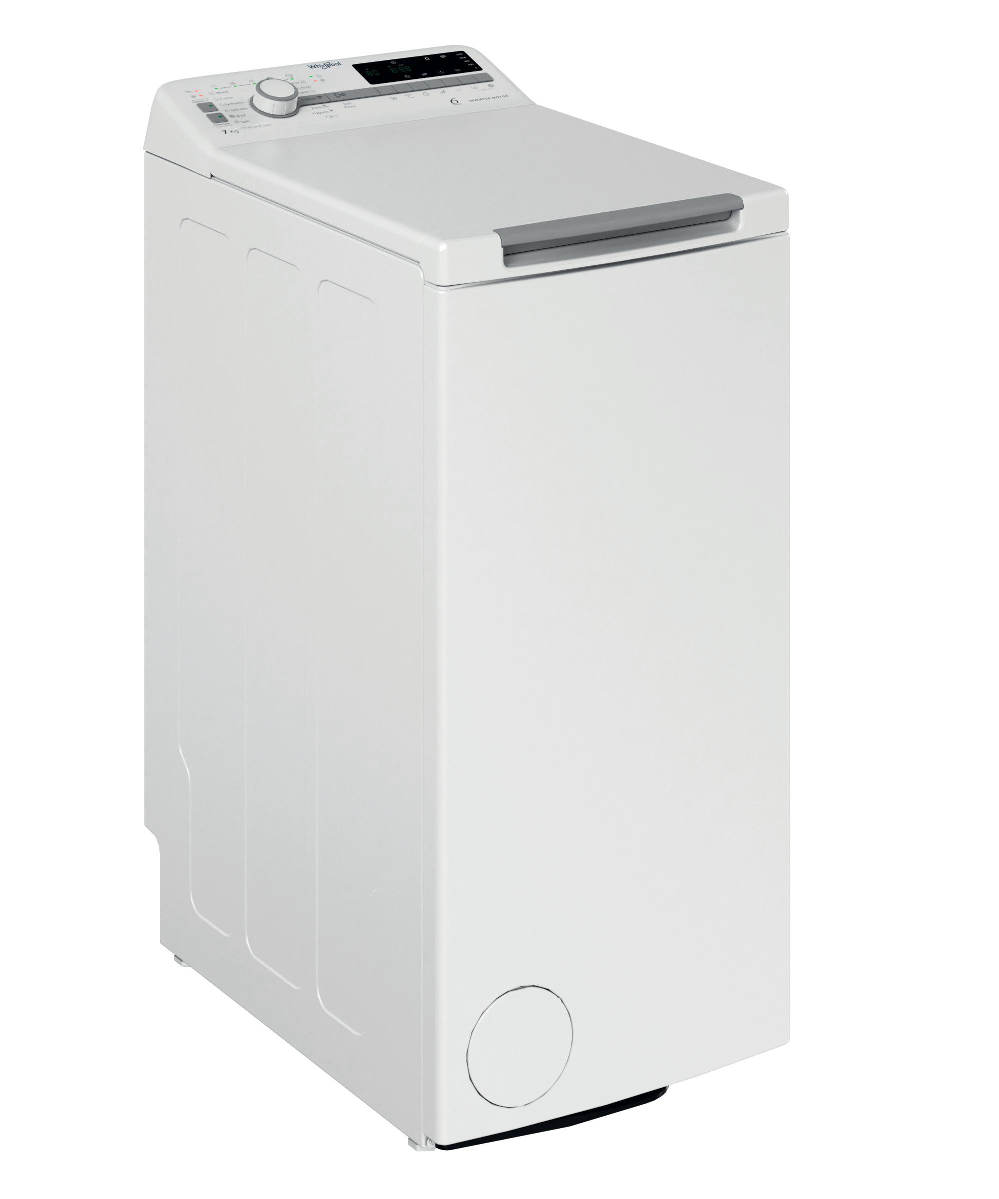 Whirlpool Perilica za rublje Samostojeći TDLR 7221BS EU/N Bijela Gornje punjenje E Perspective