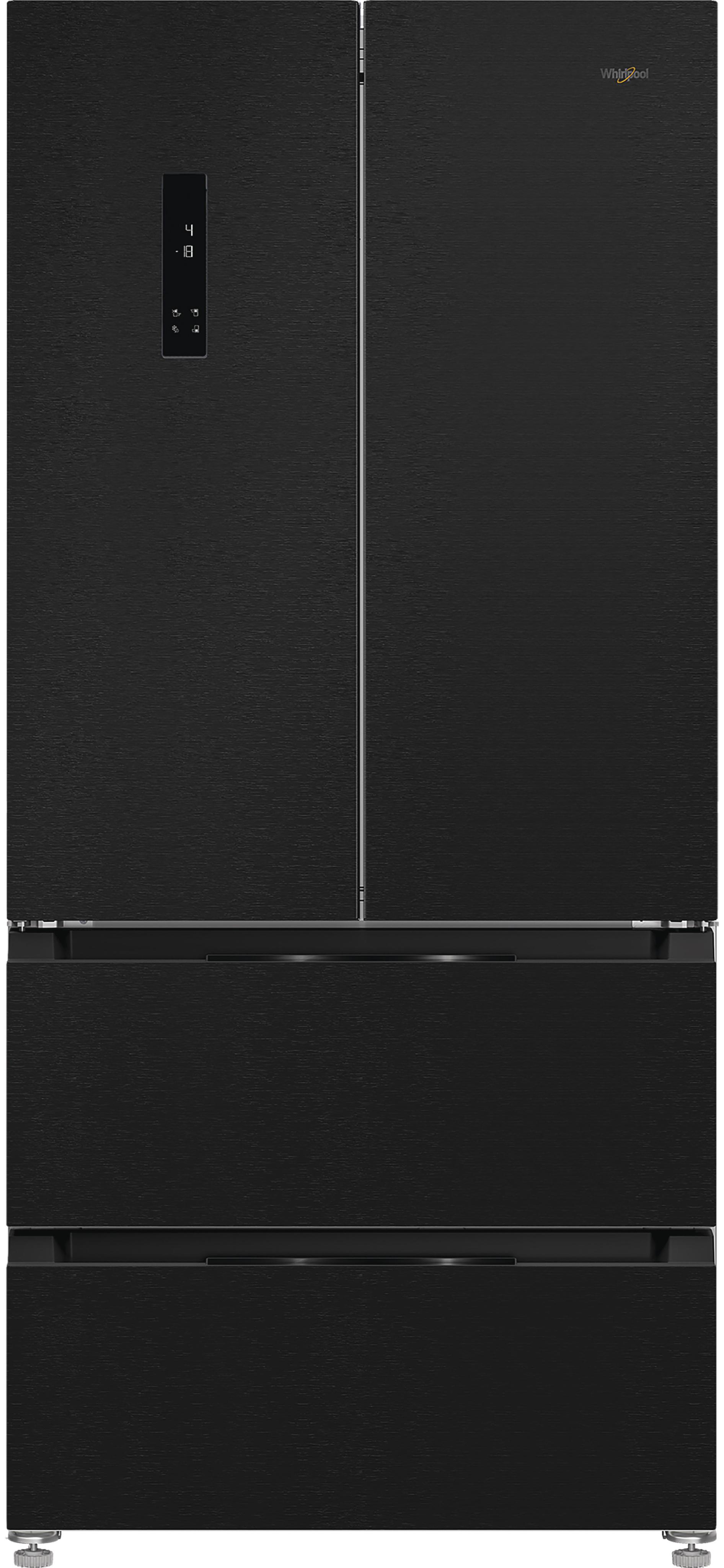 Whirlpool Side-by-Side Free-standing WHG2 6513 XK4UK Black/Inox Frontal