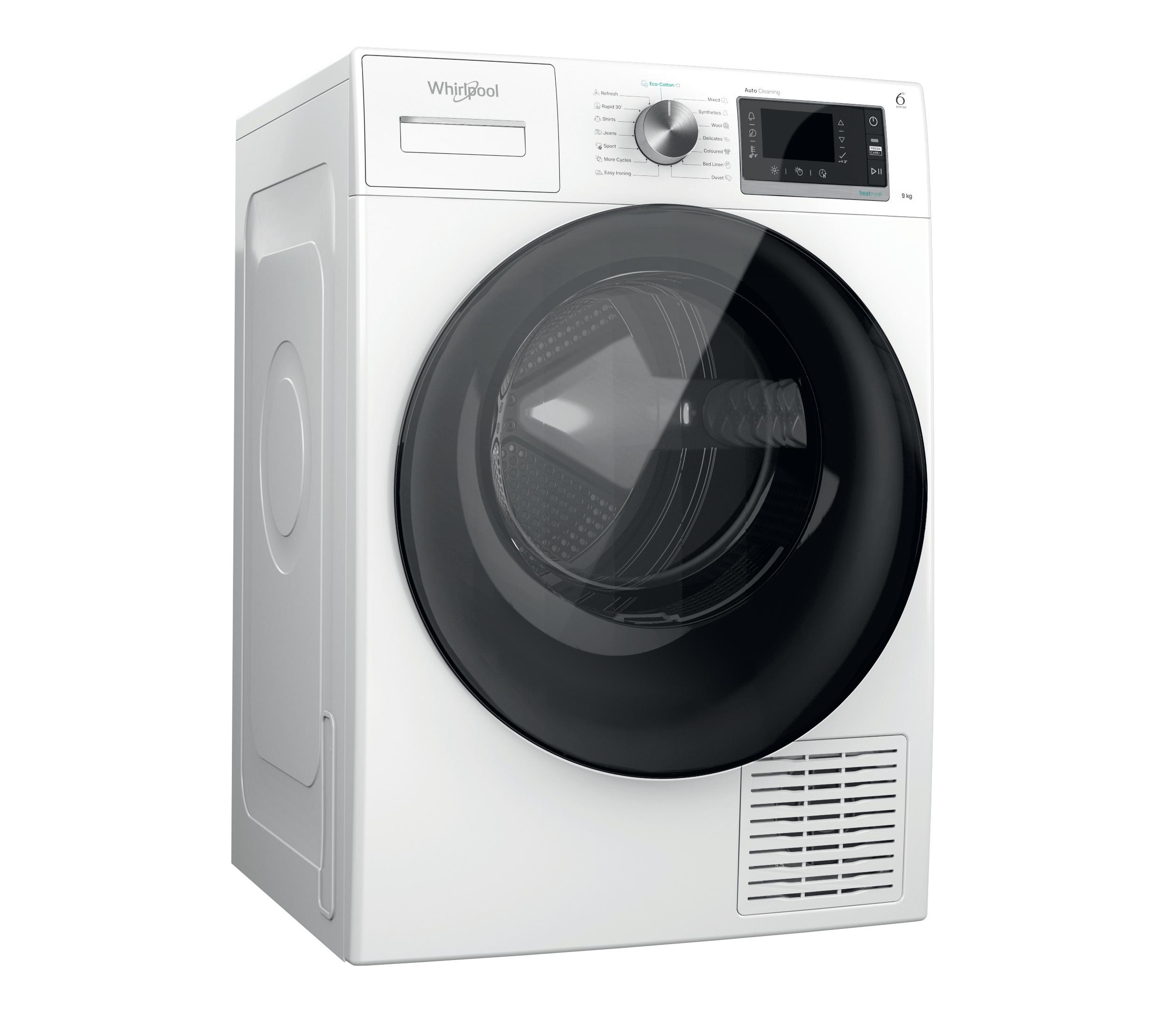 Whirlpool Torktumlare W6 D93WB EE White Perspective